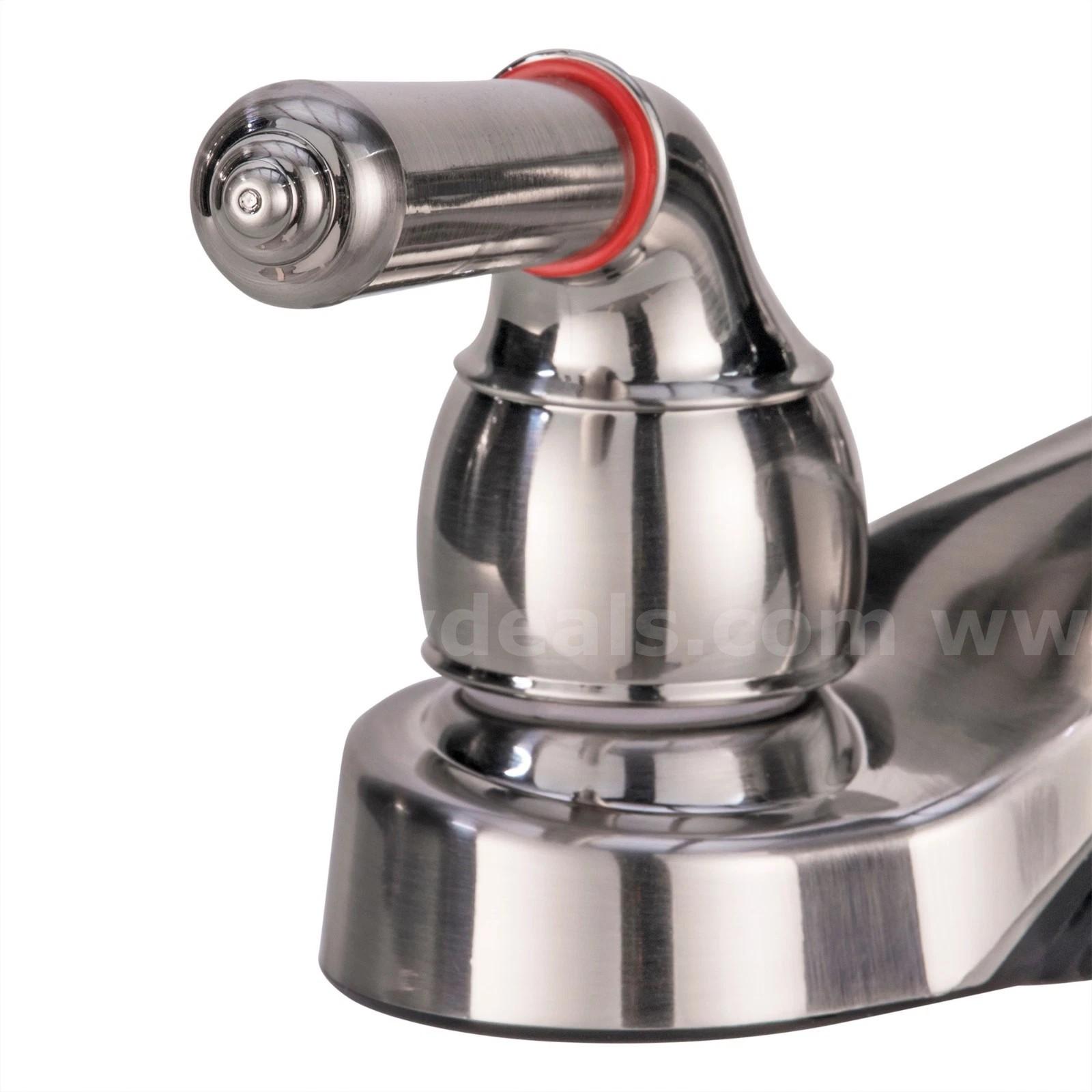 Brand New - 12 PCS - 4" Faucet Lavatory Bath Bathroom Kitchen, RV, Nickel - Shipping Available   Government Surplus Auction - Photo #3