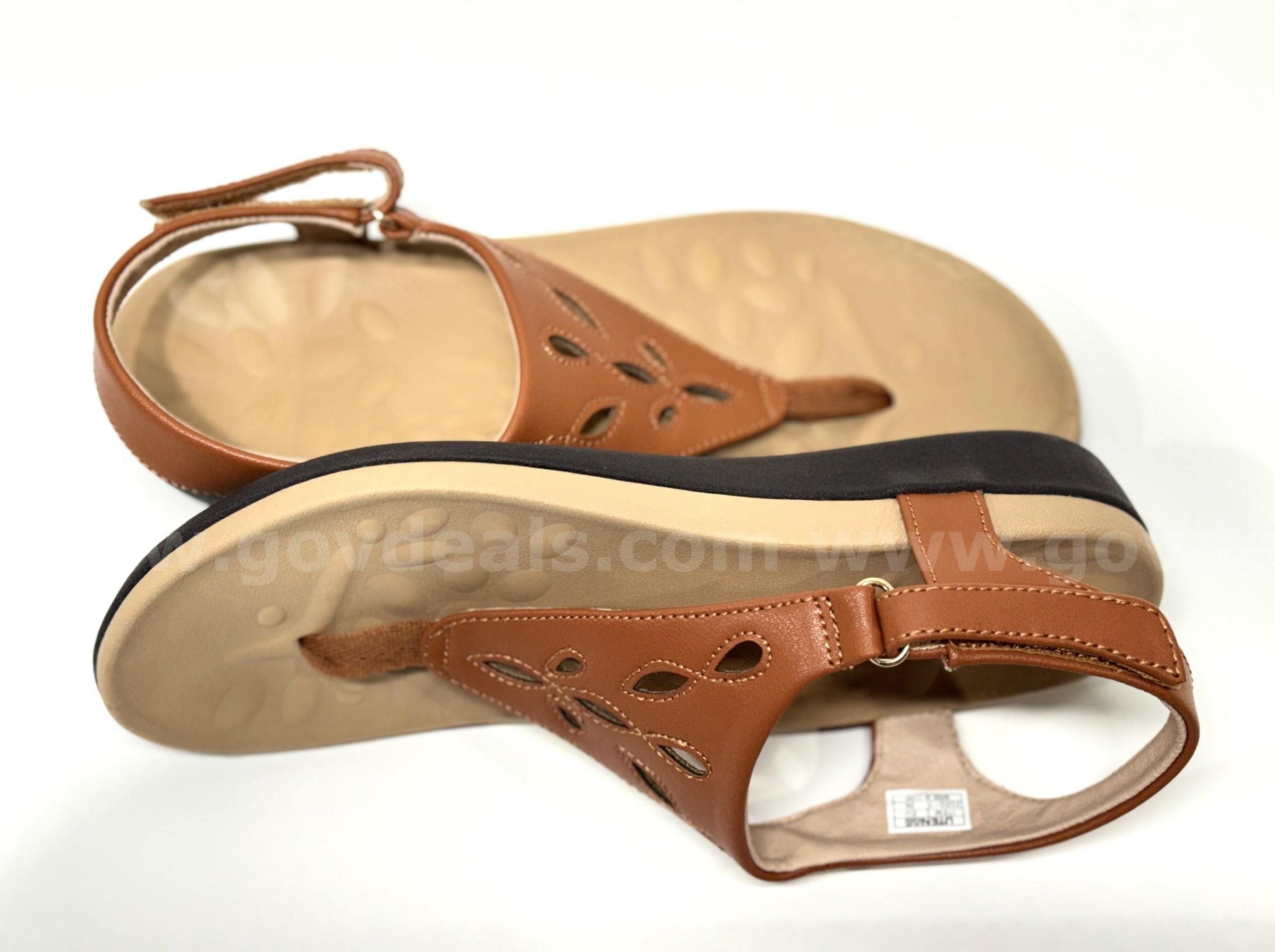 Brand New - Womens Arch Support Sandals Orthotic, Brown, Size 8.5 - Shipping Available   Government Surplus Auction - Photo #5