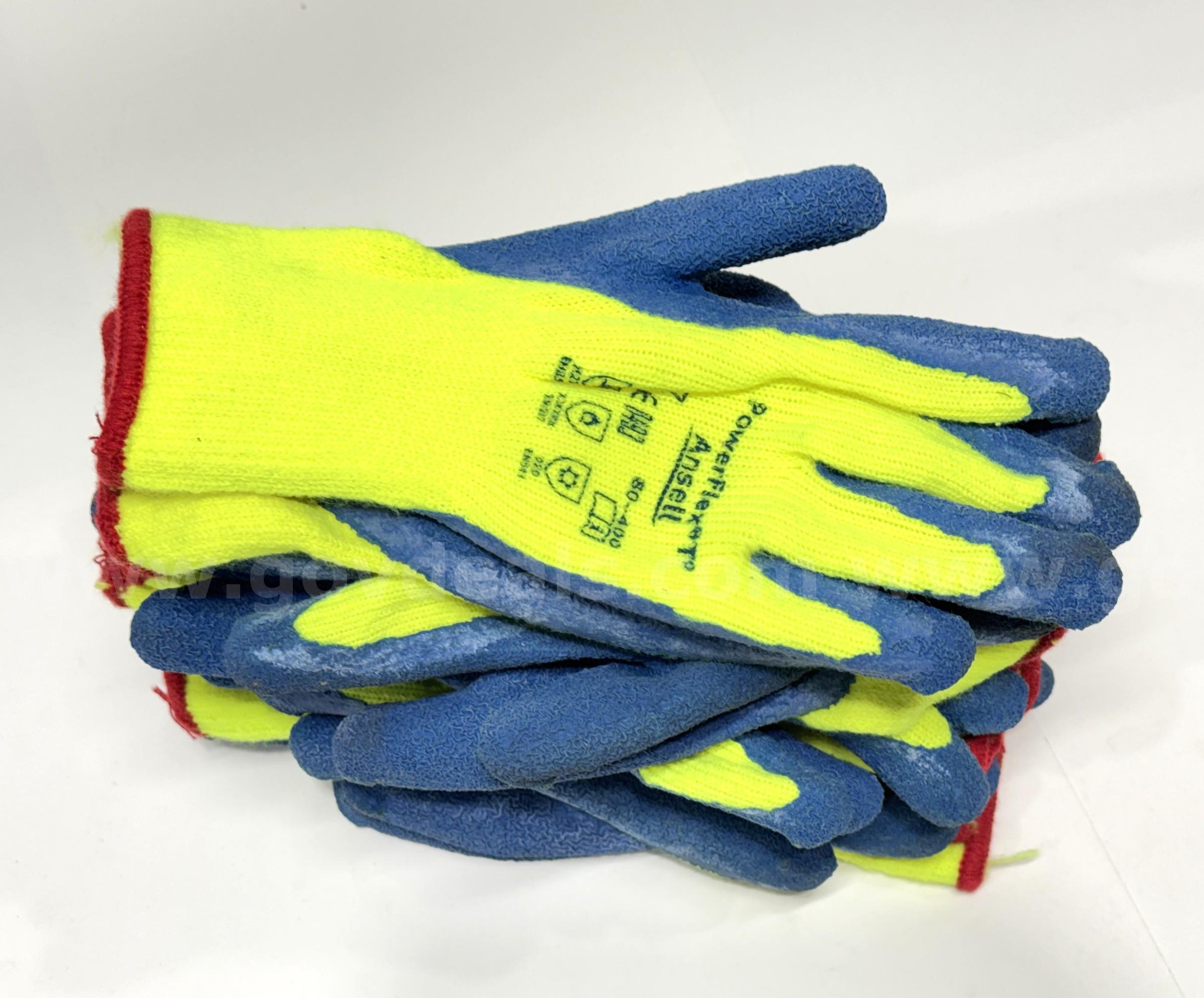 Brand New - 6 Pairs - Powerflex 80-400 Thermal Latex Coated Gloves, Size Small - Shipping Available  400 Government Surplus Auction - Photo #5