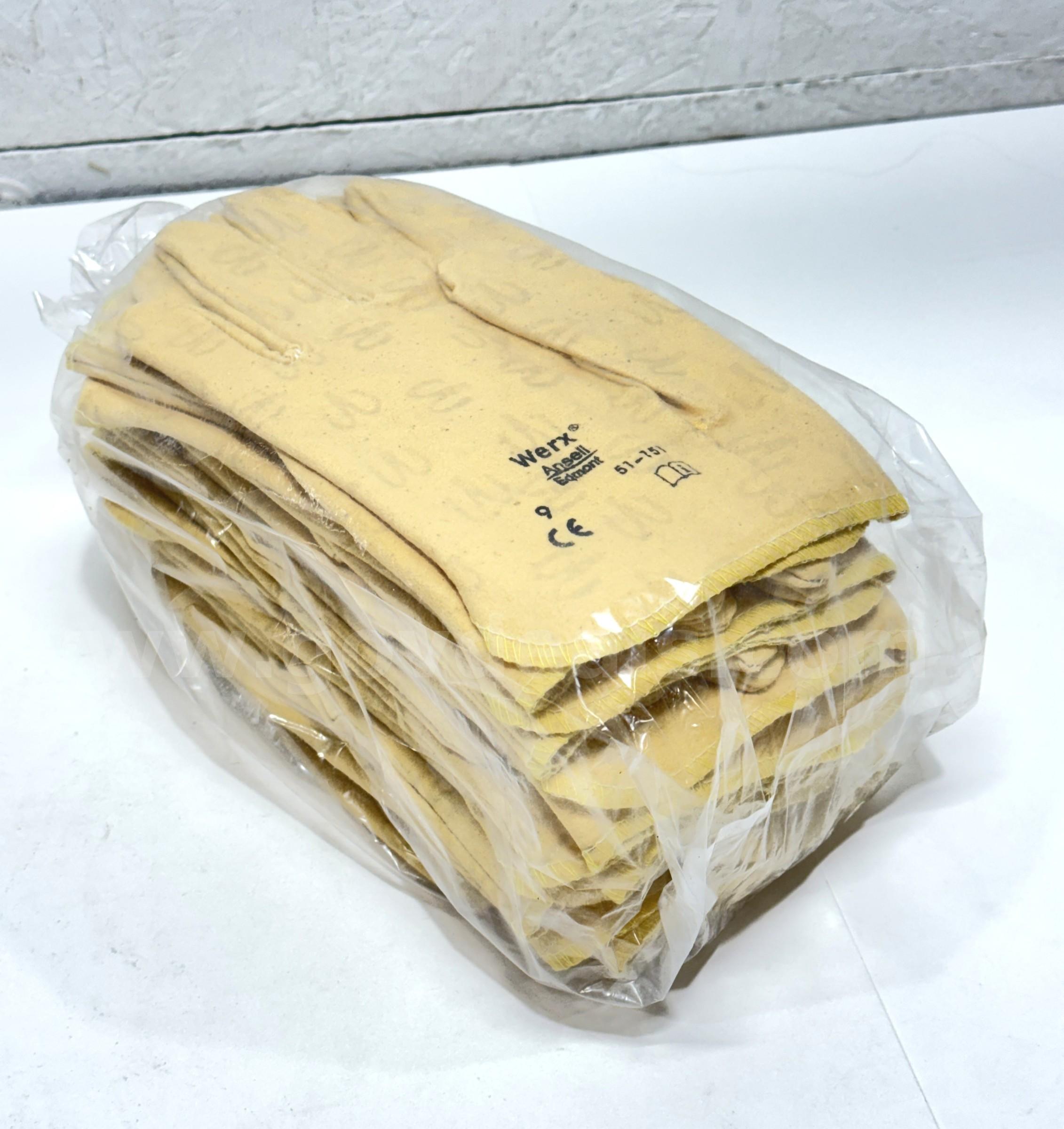 Brand New - 12 Pairs - Werx 51-151 Vinyl Impregnated Glove, Size 9 - Shipping Available  151 Government Surplus Auction - Photo #5