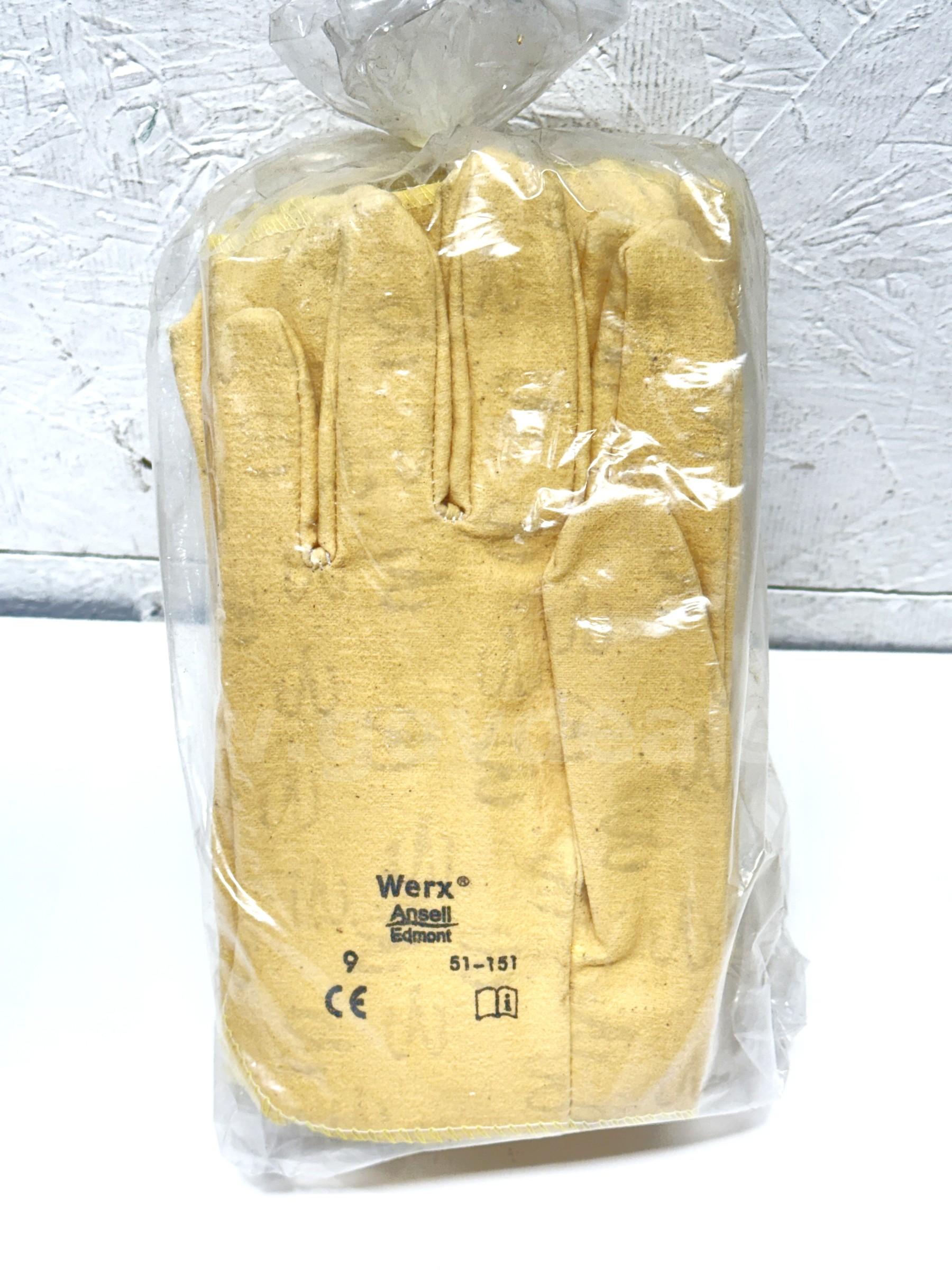 Brand New - 12 Pairs - Werx 51-151 Vinyl Impregnated Glove, Size 9 - Shipping Available  151 Government Surplus Auction - Photo #6