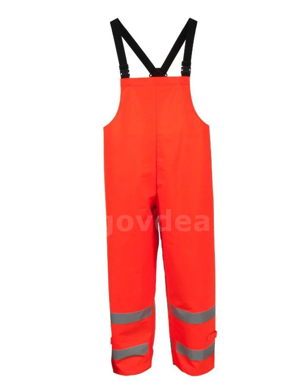 Brand New - High Visibility FR - Bib Style Trousers - ANSI Class E - 217BT, Size Large - Shipping Available  217BT Government Surplus Auction - Primary Photo
