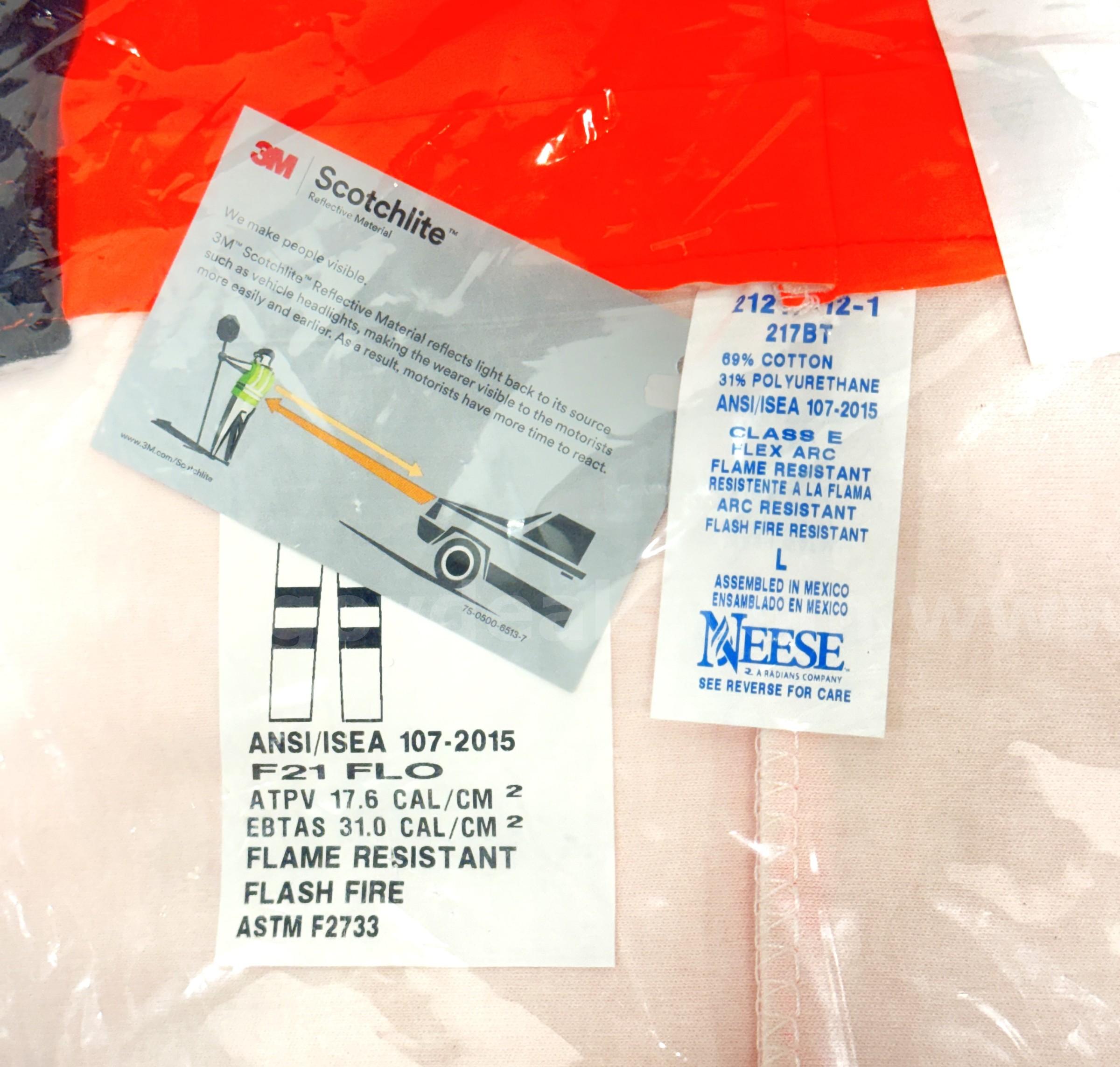 Brand New - High Visibility FR - Bib Style Trousers - ANSI Class E - 217BT, Size Large - Shipping Available  217BT Government Surplus Auction - Photo #4
