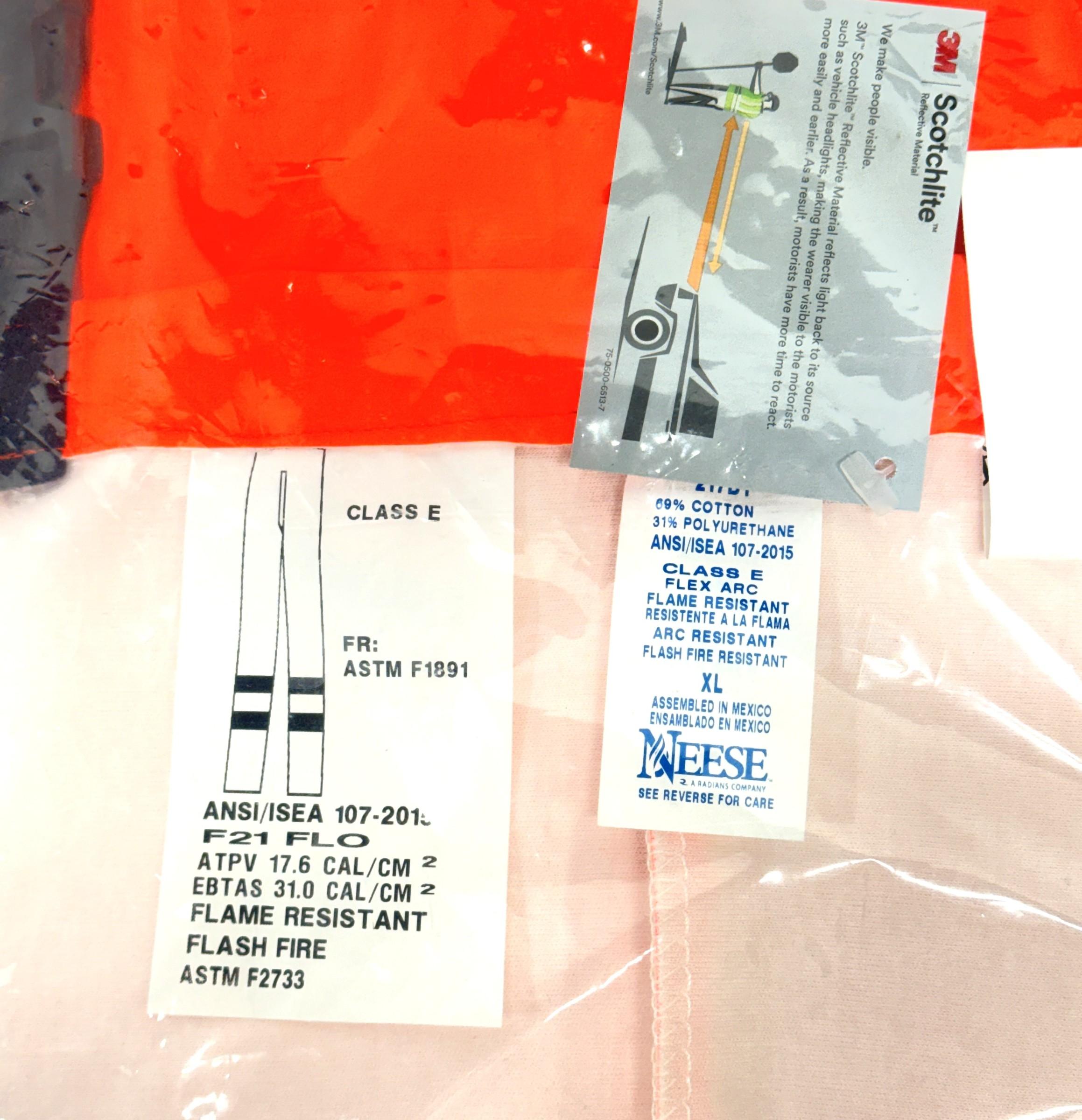 Brand New - High Visibility FR - Bib Style Trousers - ANSI Class E - 217BT, Size XL - Shipping Available  217BT Government Surplus Auction - Photo #3