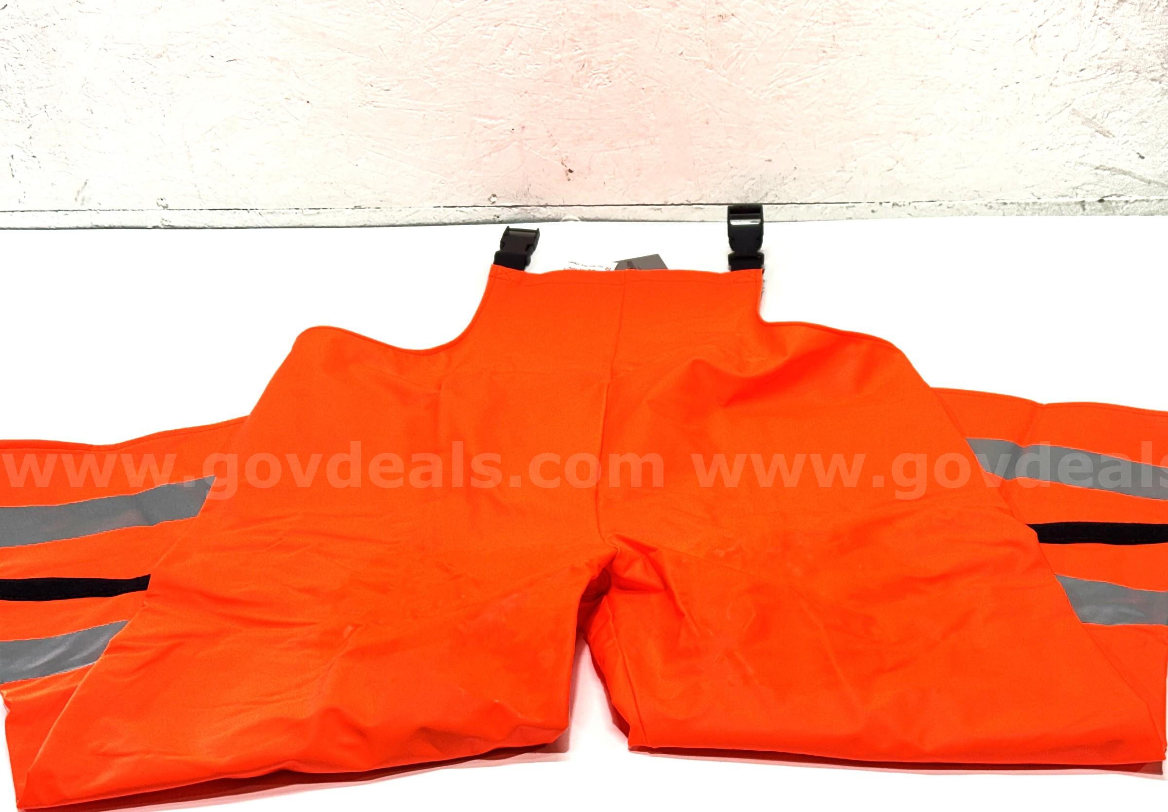 Brand New - High Visibility FR - Bib Style Trousers - ANSI Class E - 217BT, Size XL - Shipping Available  217BT Government Surplus Auction - Photo #5