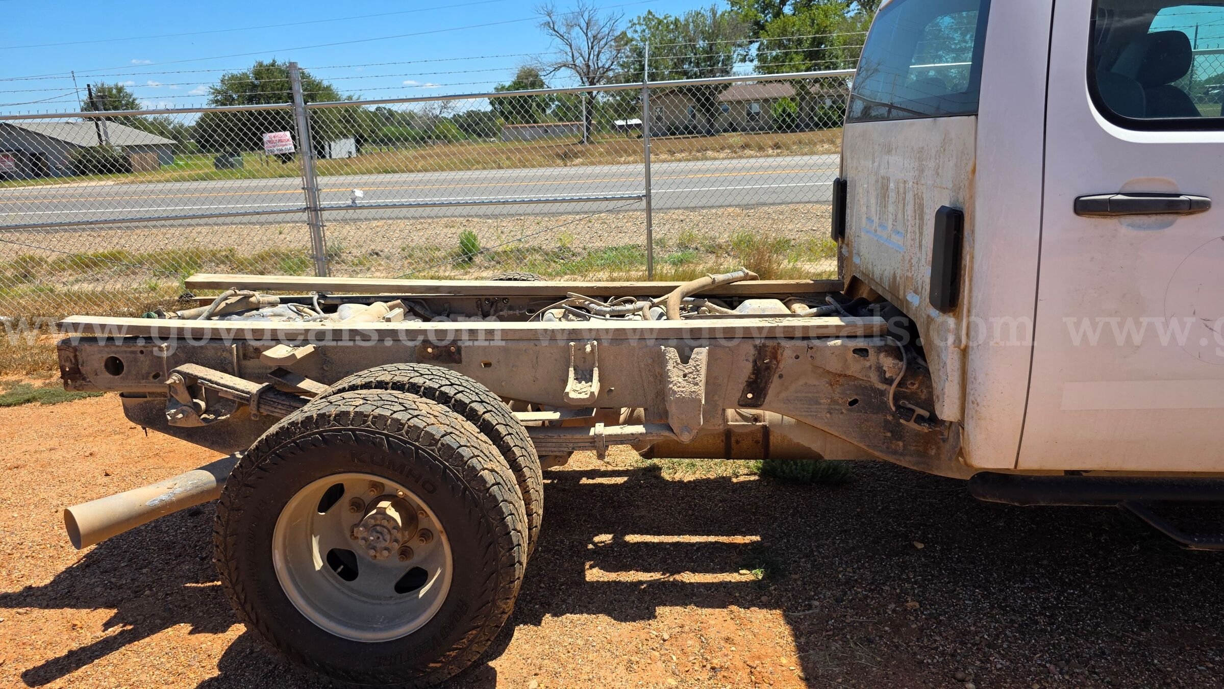 2012 GMC Sierra 3500HD Work Truck Crew Cab 4WD - CHASSIS ONLY GMC Sierra 3500HD Government Surplus Auction - Photo #6