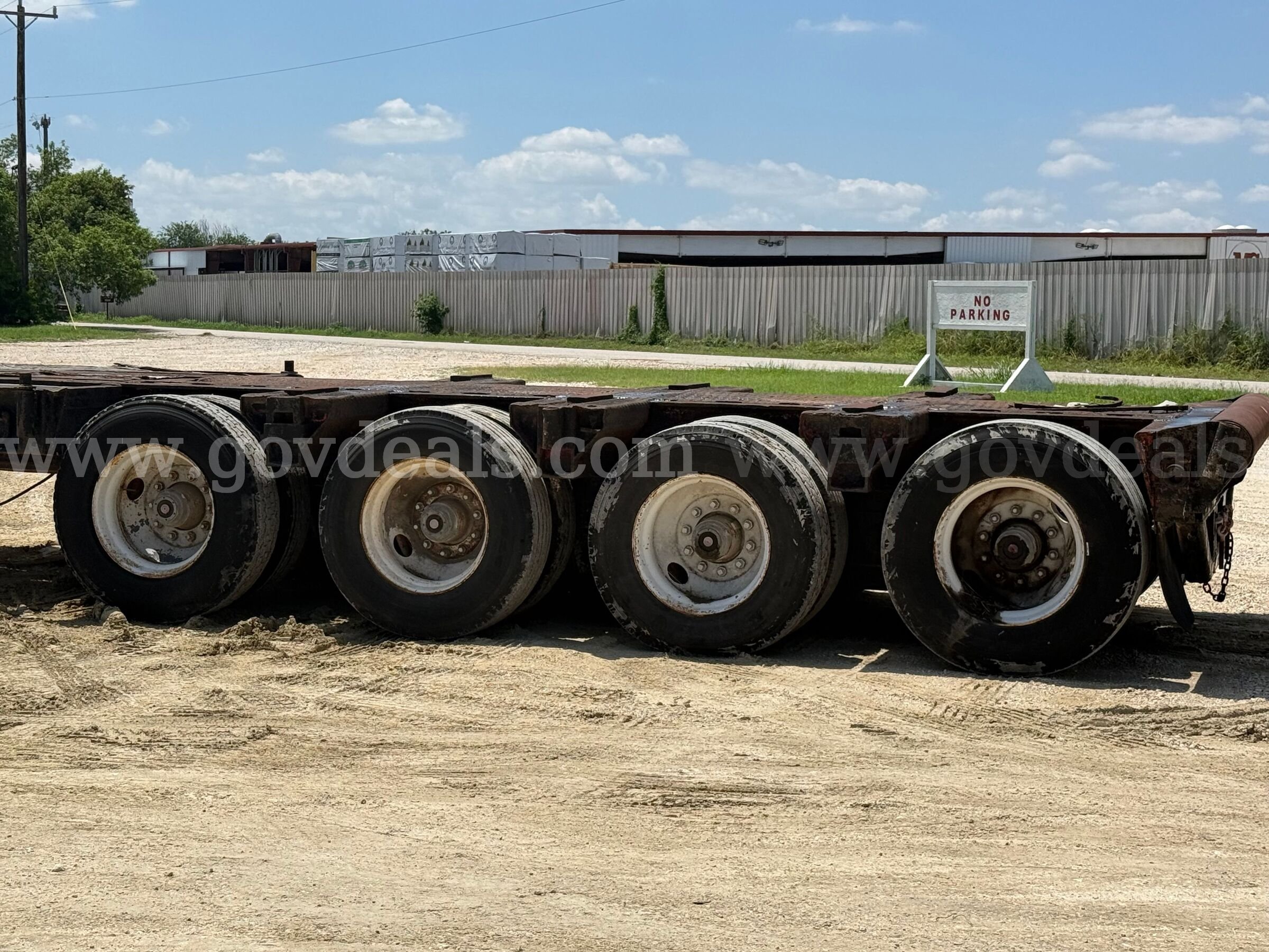Drop Deck Trailer siebert lowboy Government Surplus Auction - Photo #6