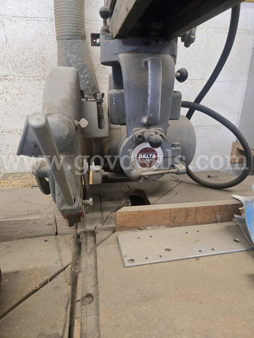 Delta Rockwell 12. Radial Arm Saw Delta  Government Surplus Auction - Photo #6