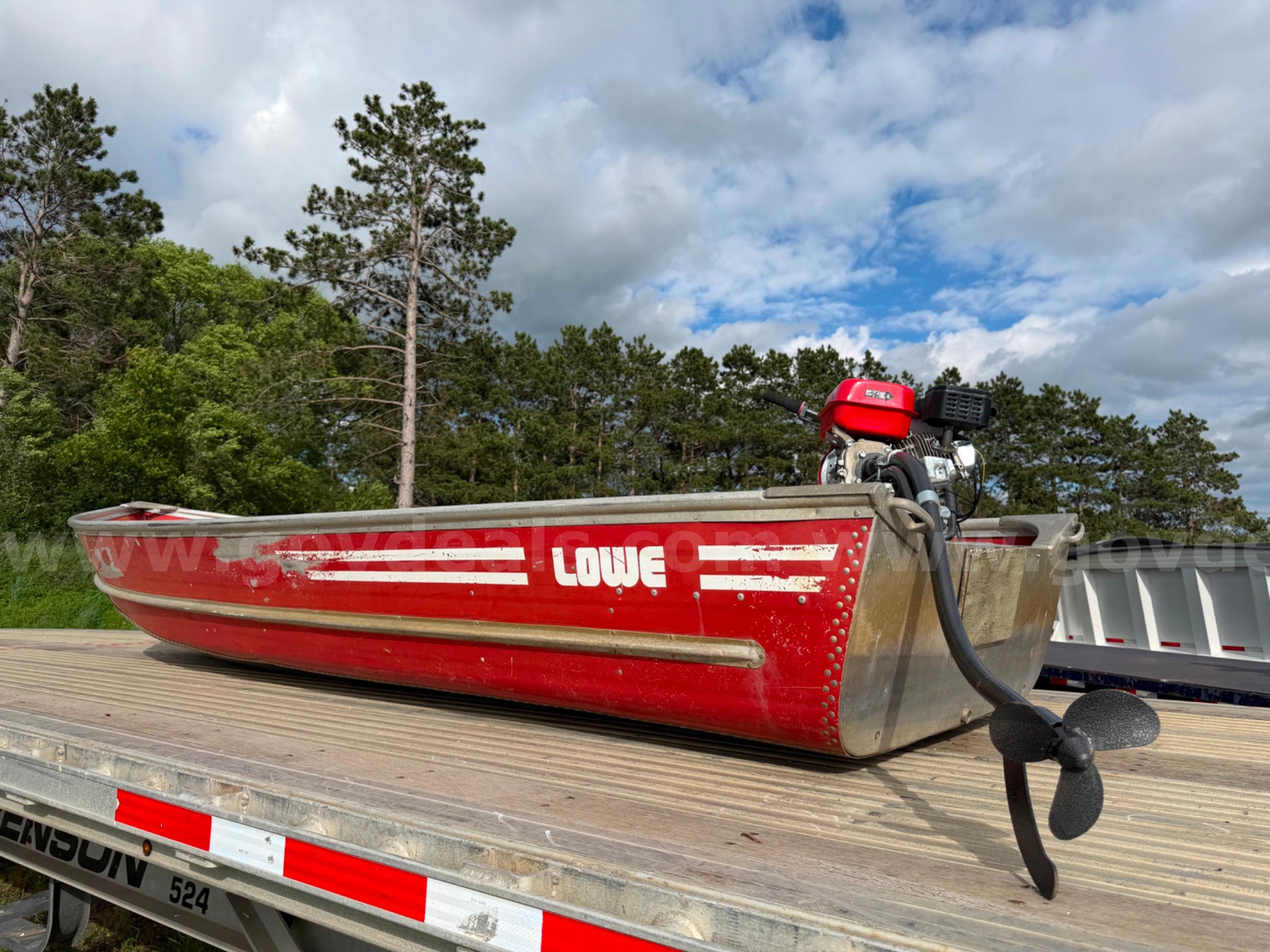 LOWE BOAT AND MOTOR