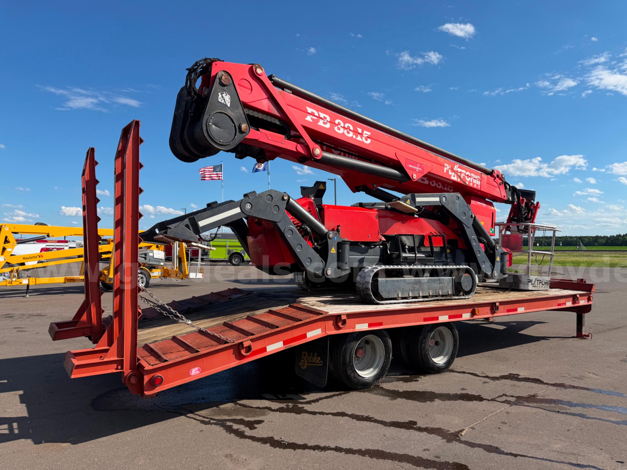 PLATFORM BASKET PB 33 15 TRACK LIFT PLATFORM BASKET PB 33-15 Government Surplus Auction - Photo #3
