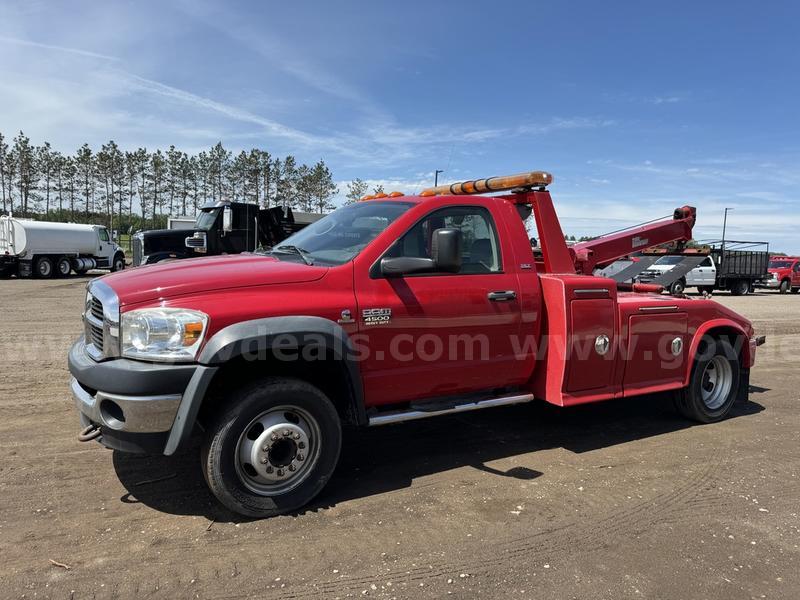 2009 DODGE RAM 4500 SLT VULCAN WRECKER TOW TRUCK RAM RAM 4500 Government Surplus Auction - Photo #4