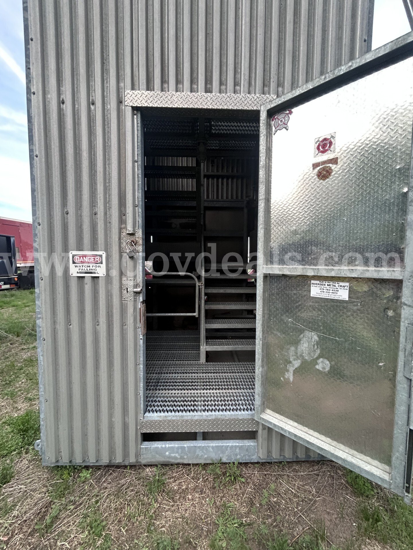 2012 Mobile Training Tower - Fire Fighting Training RMC - Joiner Reliability & Maintenance, INC 4  Story MTT Government Surplus Auction - Photo #2