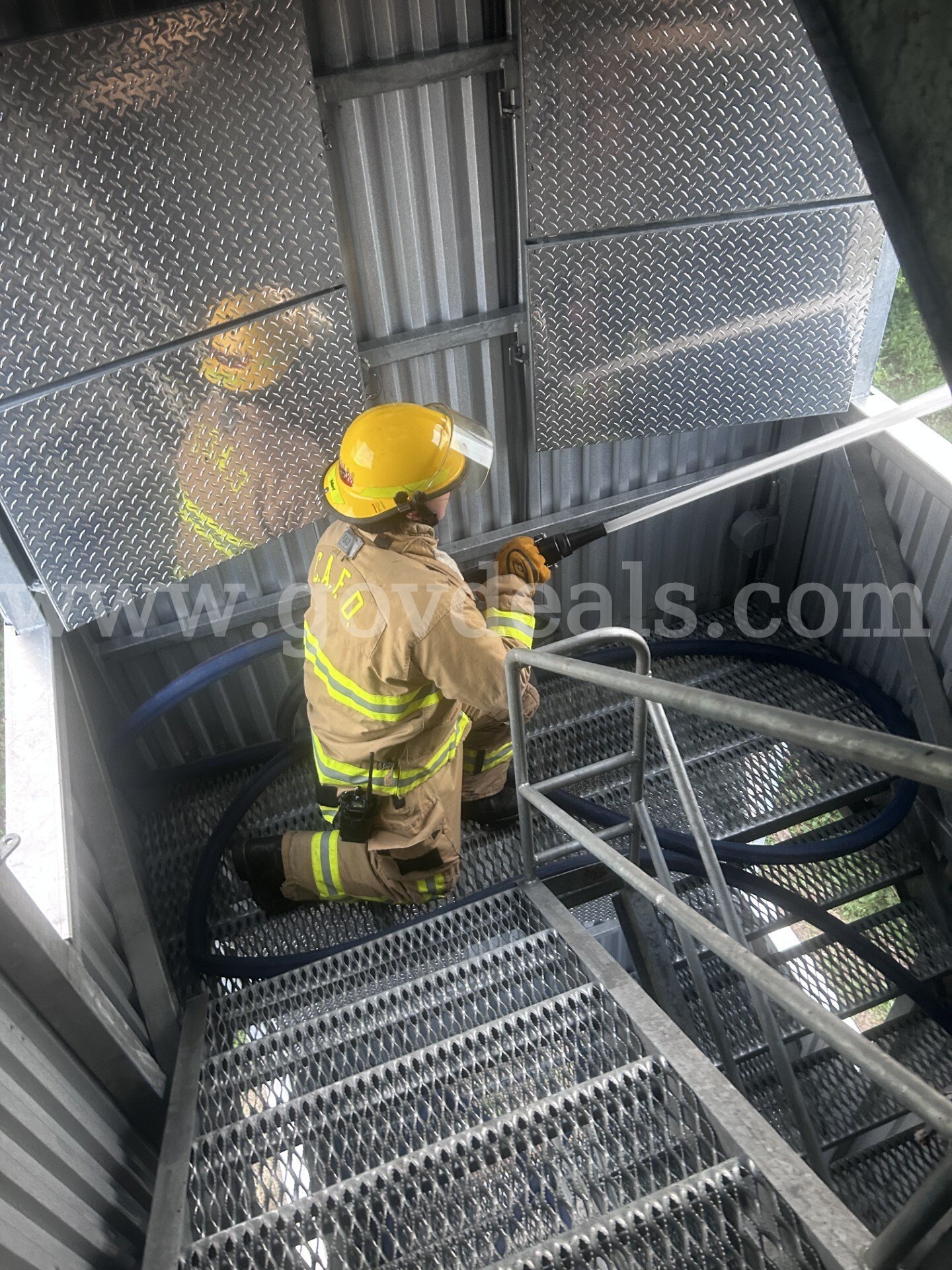 2012 Mobile Training Tower - Fire Fighting Training RMC - Joiner Reliability & Maintenance, INC 4  Story MTT Government Surplus Auction - Photo #3
