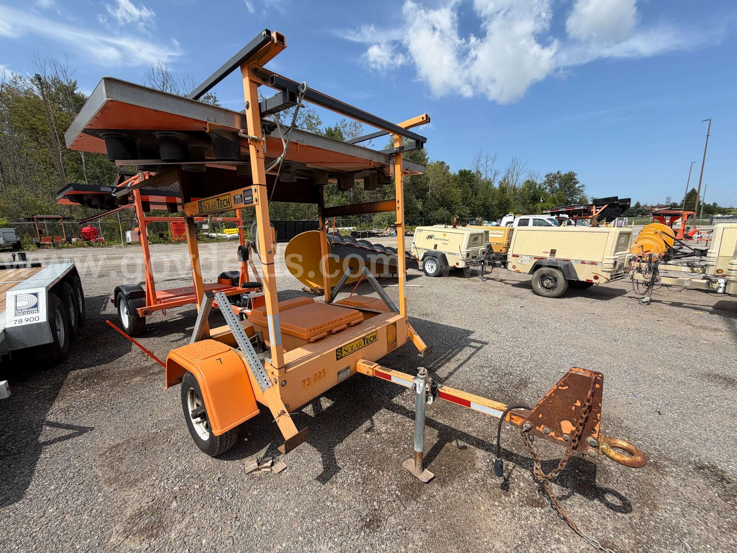 Arrow Board Traffic Trailer Folding Display