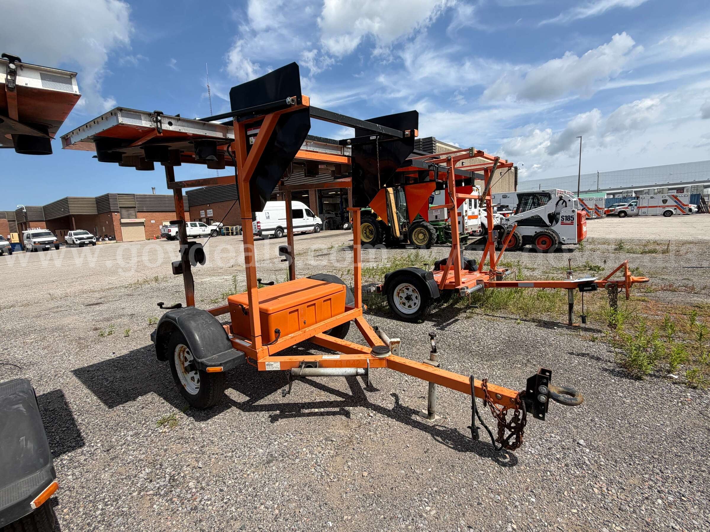 Arrow Board Traffic Trailer Folding Display
