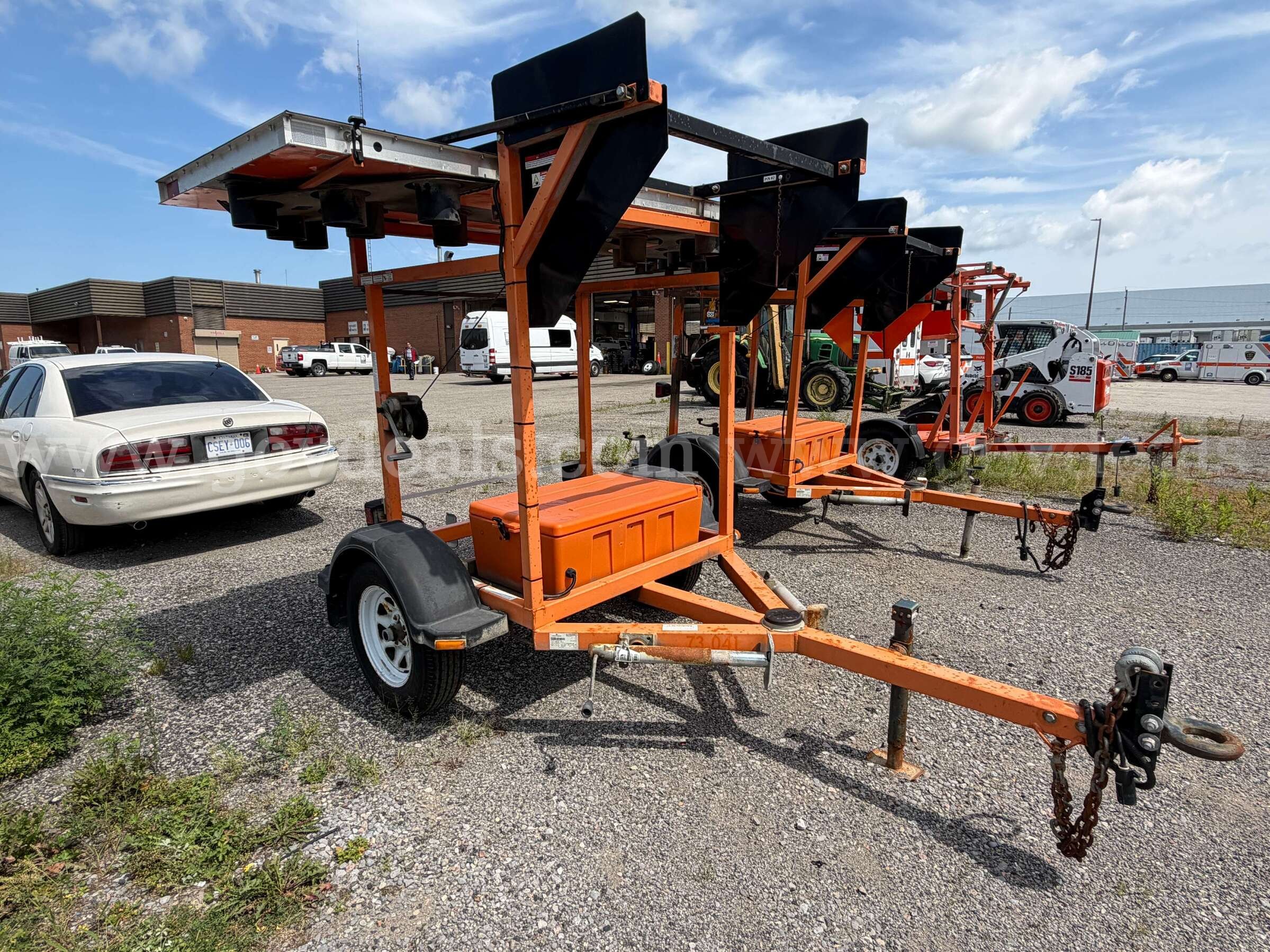 Arrow Board Traffic Trailer Folding Display