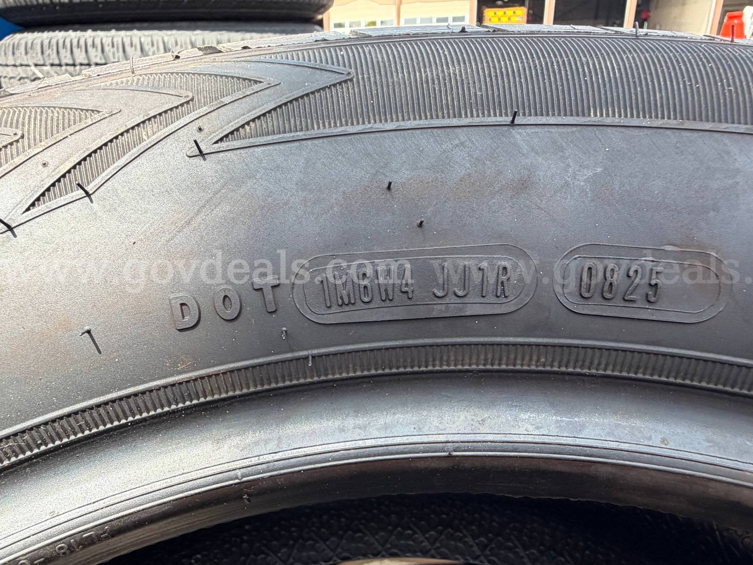 lot of 4 GoodYear Eagle Enforcer Tires 225/60 R18 Good Year 225 Government Surplus Auction - Photo #3