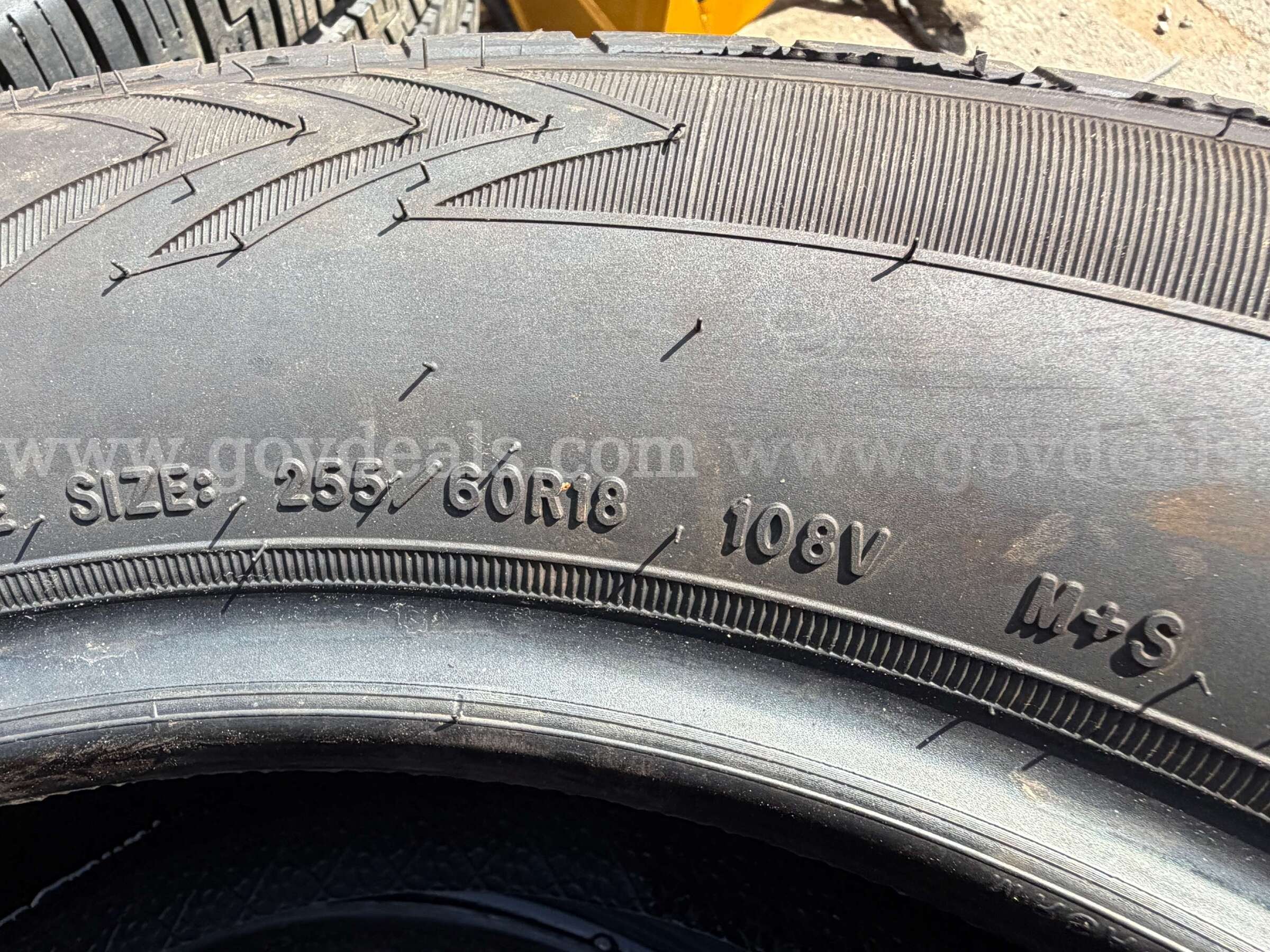 lot of 4 GoodYear Eagle Enforcer Tires 225/60 R18 Good Year 225 Government Surplus Auction - Photo #4