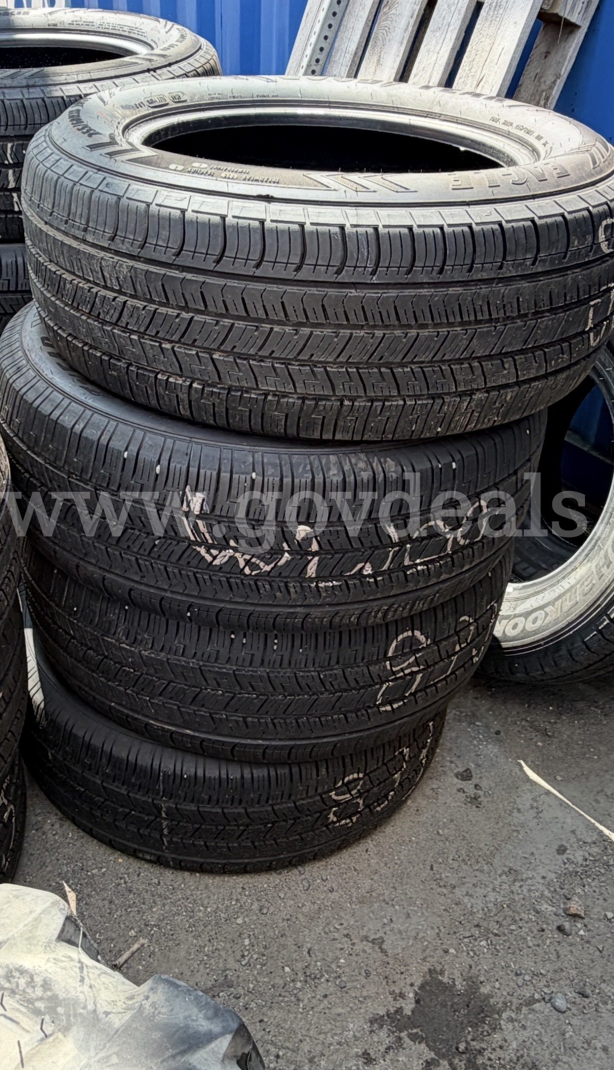 lot of 4 GoodYear Eagle Enforcer Tires 225/60 R18