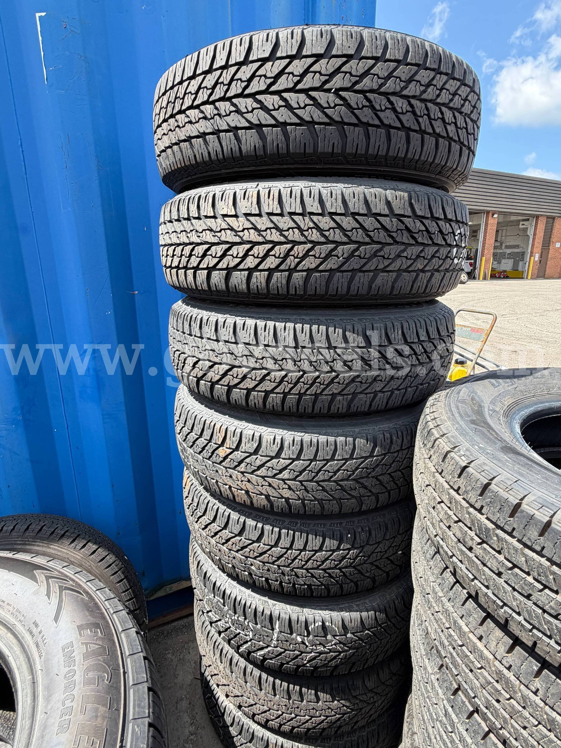 lot of 8 GoodYear Ultra Grip Winter Tires 225/65 R17