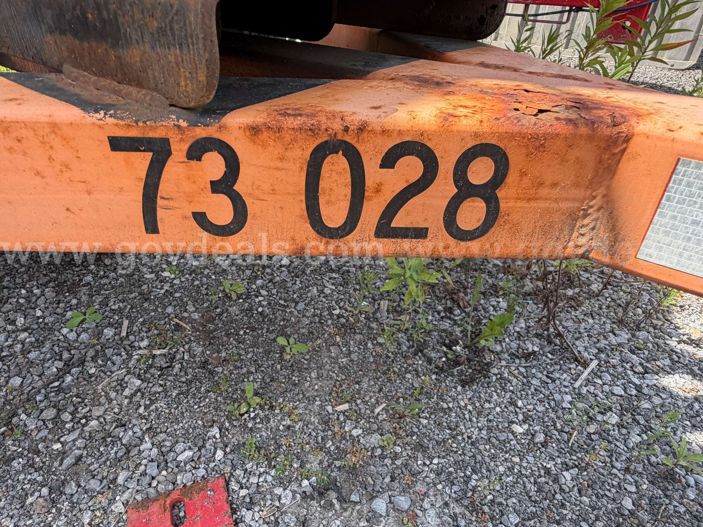 Arrow Board Traffic Trailer Folding Display VER-MAC  Government Surplus Auction - Photo #3