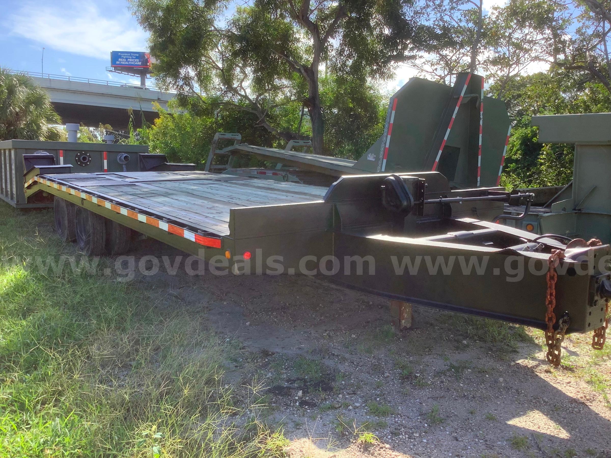 Winston Model AP22025AL 22.5 Ton Dual Tandem Trailer Winston Trailers AP22025AL Government Surplus Auction - Photo #2