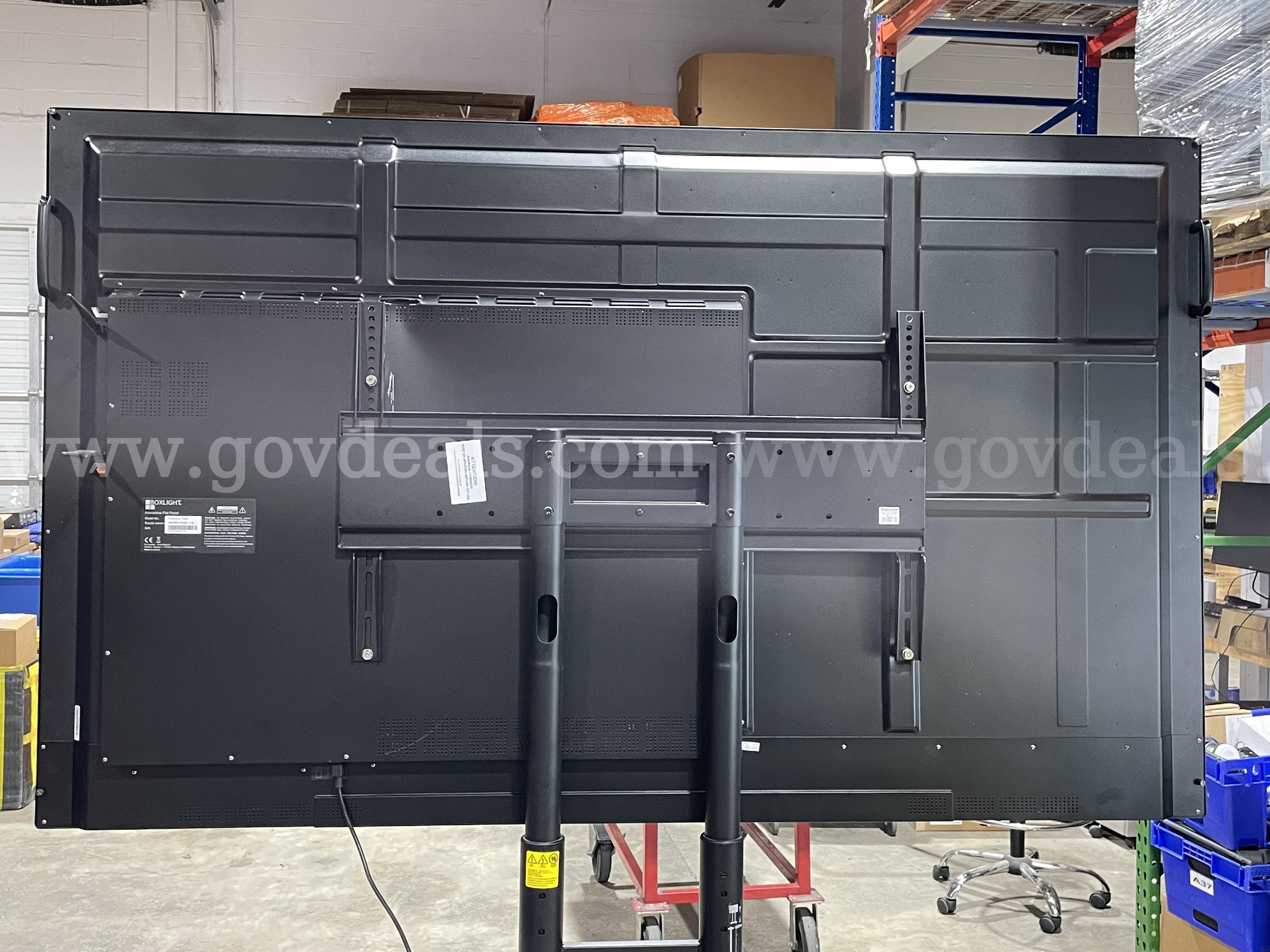75" Boxlight Interactive Flat Panel Touchscreen Smart Board Boxlight  Government Surplus Auction - Photo #5