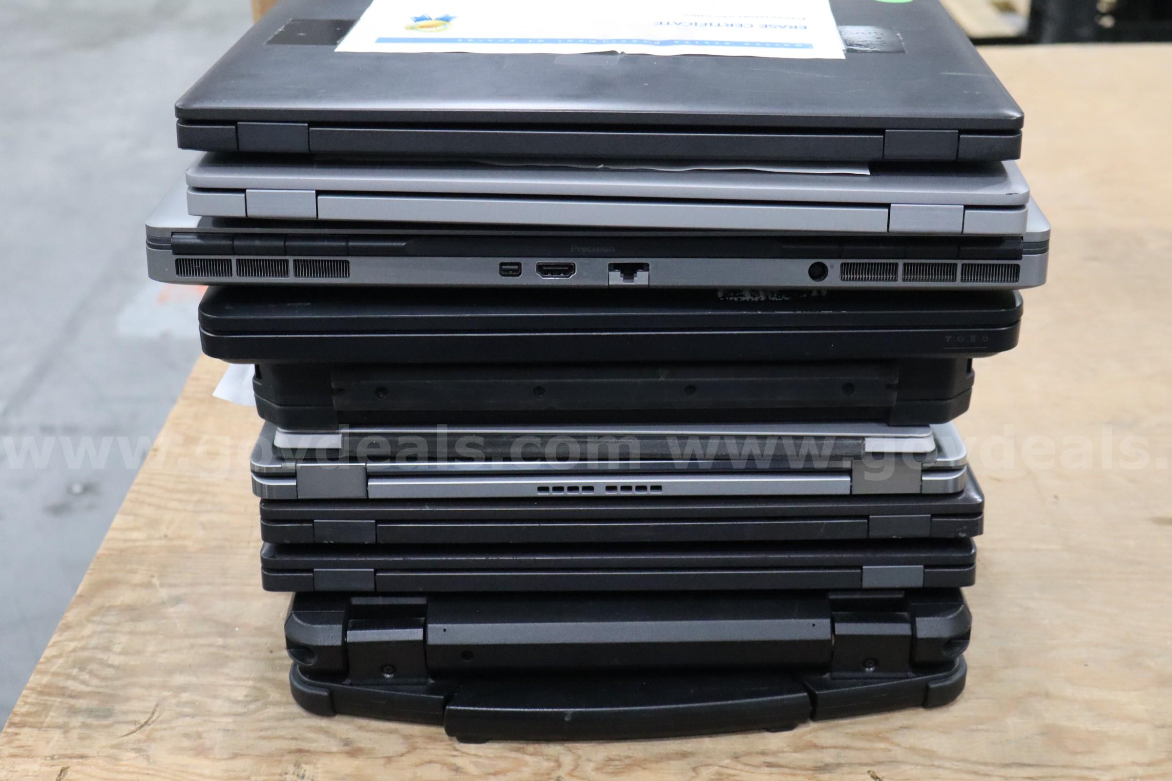 Lot = Various Laptops (9)   Government Surplus Auction - Primary Photo