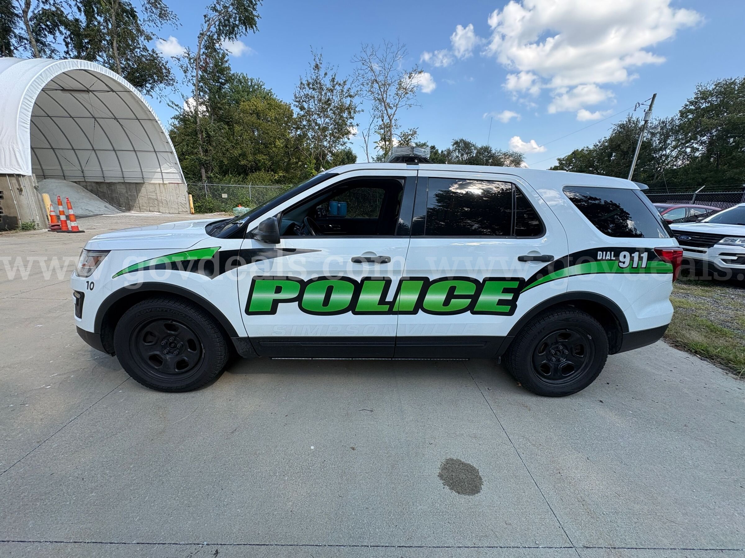 2017 Ford Explorer Police 4WD Ford Explorer Government Surplus Auction - Photo #2