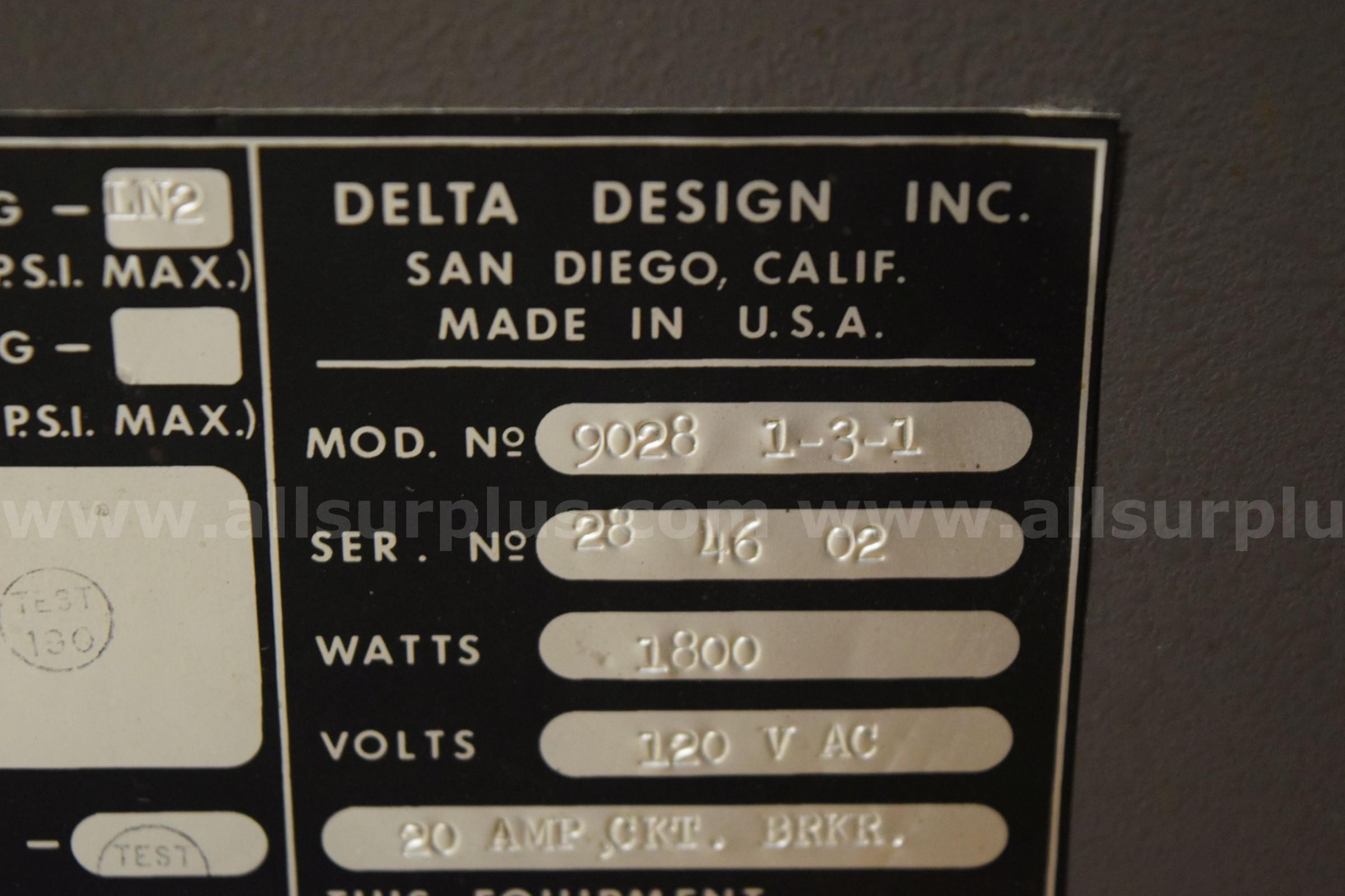 Delta 9028 1-3-1 Environmental Chamber Delta 9028 Government Surplus Auction - Photo #6