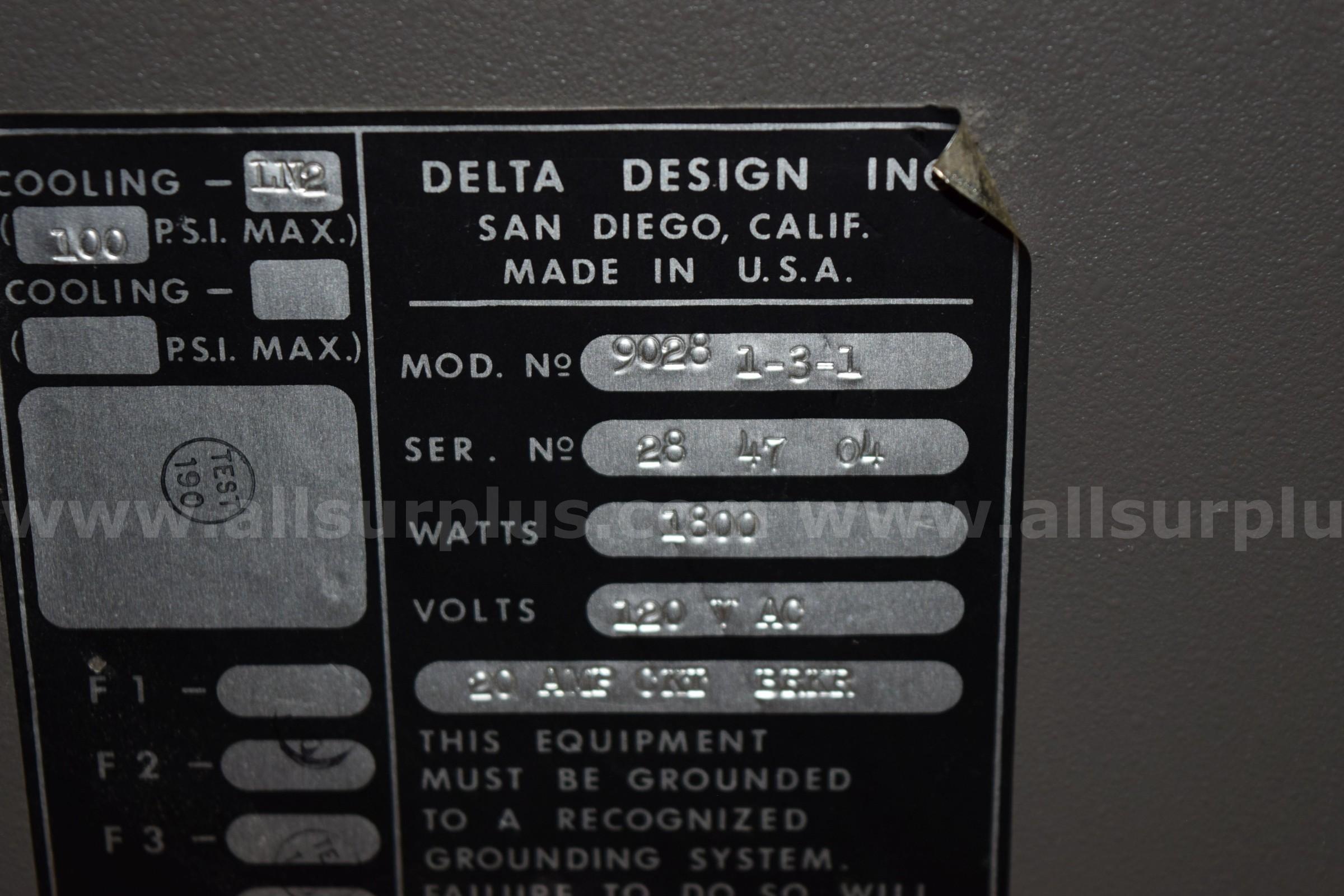 Delta 9028 1-3-1 Environmental Chamber Delta 9028 Government Surplus Auction - Photo #6