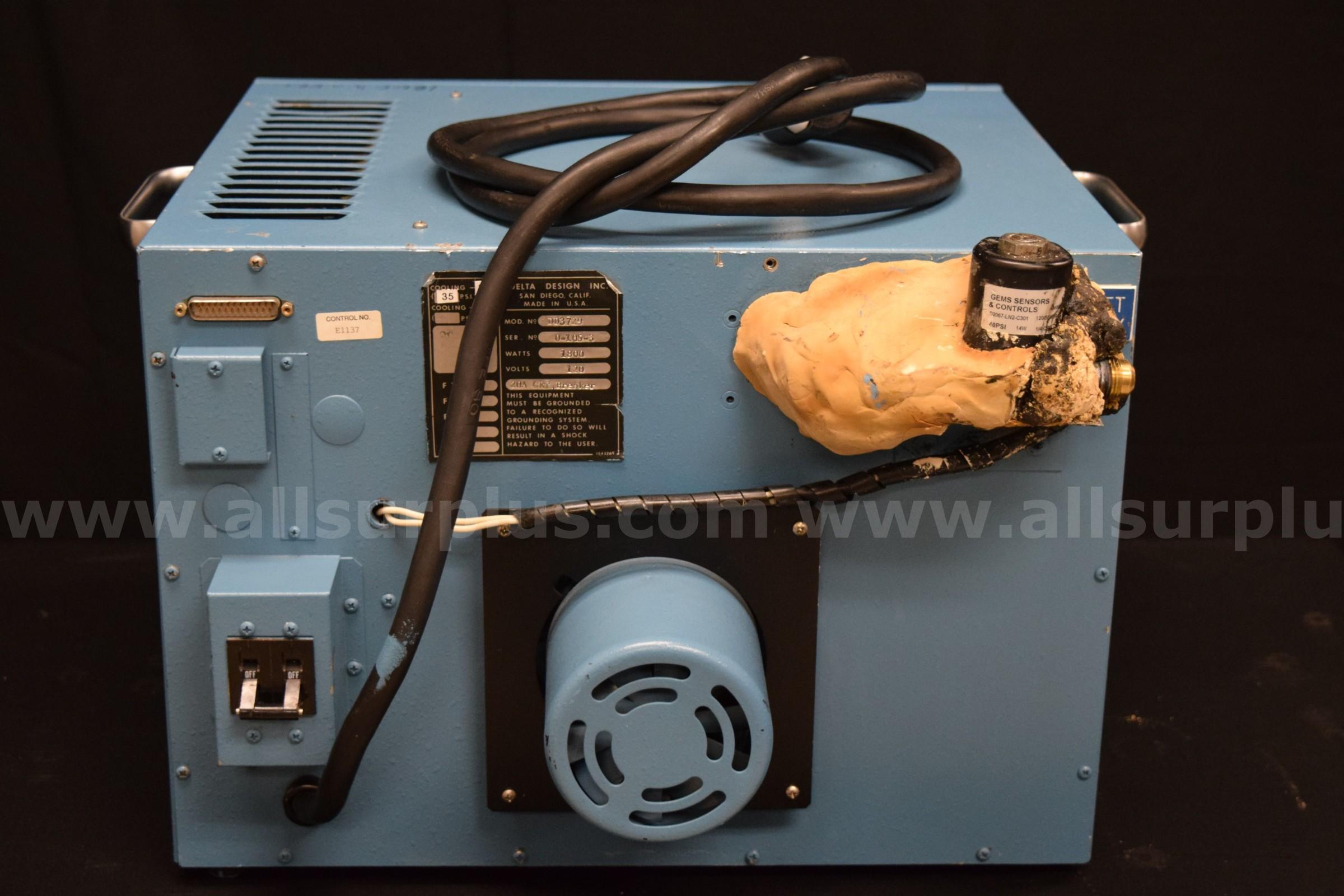 Delta DD3729 Environmental Chamber Delta DD3729 Government Surplus Auction - Photo #4