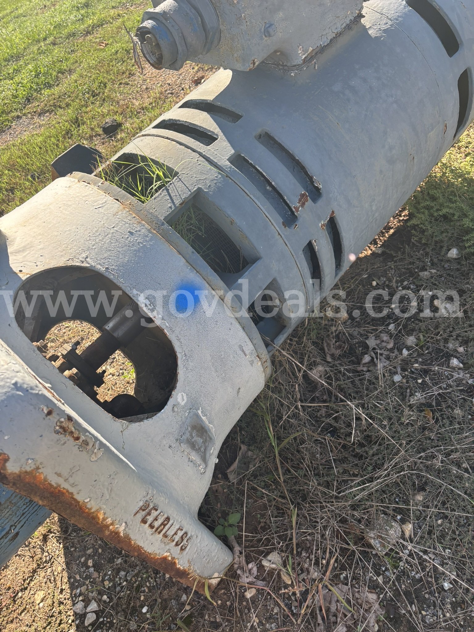 High Service Pump from water filter plant GE/ peerless 5K6287XG597 Government Surplus Auction - Photo #6