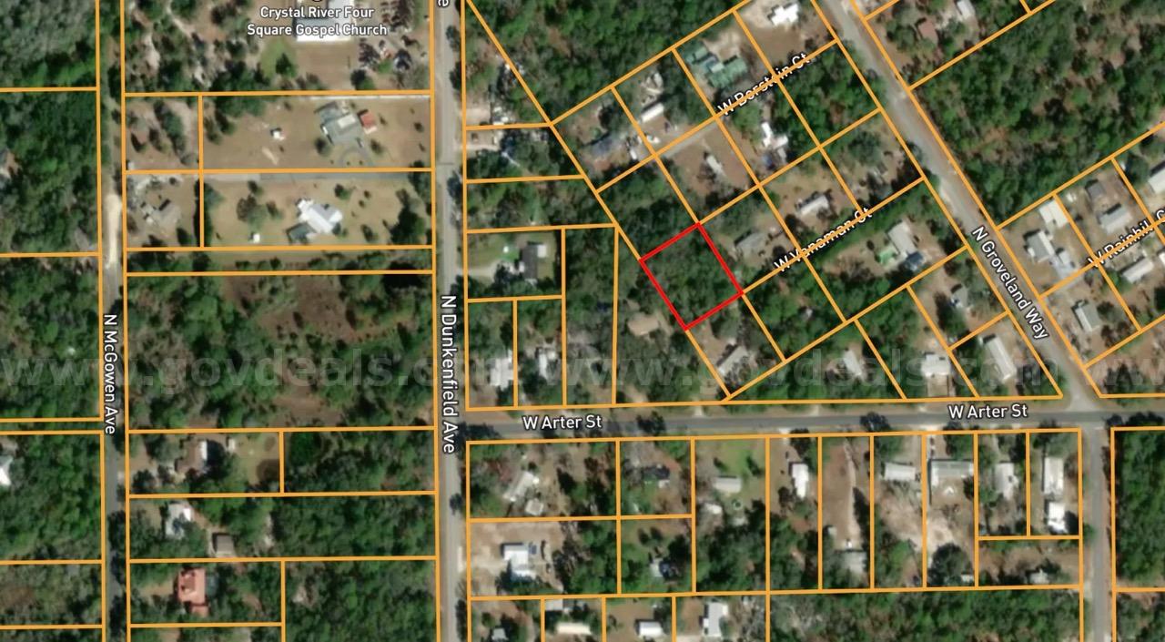 Vacant Half-Acre in a Cul de Sac in Crystal River, FL   Government Surplus Auction - Photo #2