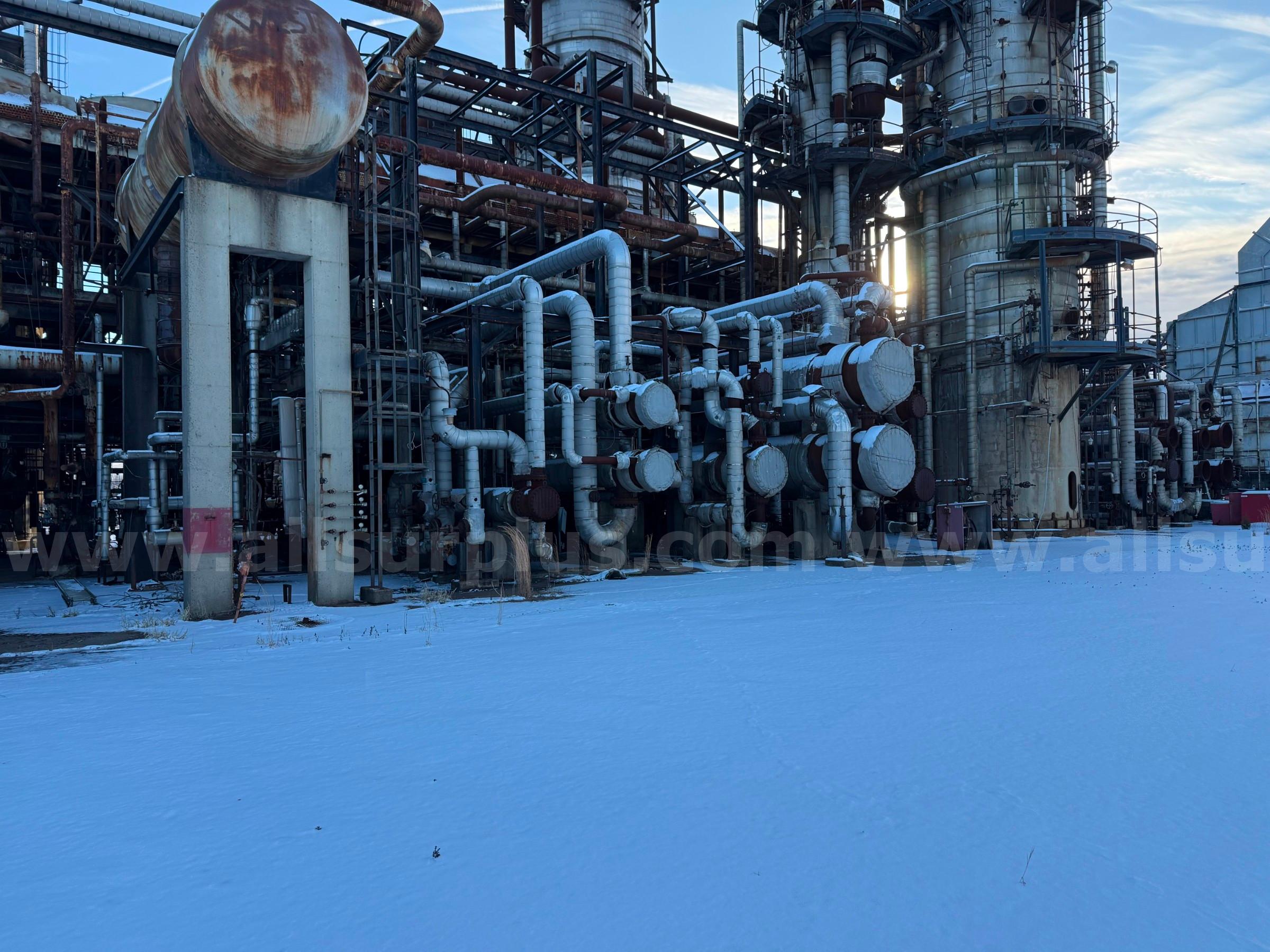 Crude/Vacuum Unit, 80000bpd, w/ Desalter Vessel, 38000bpd w/ NaOH Scrubber System   Government Surplus Auction - Photo #4