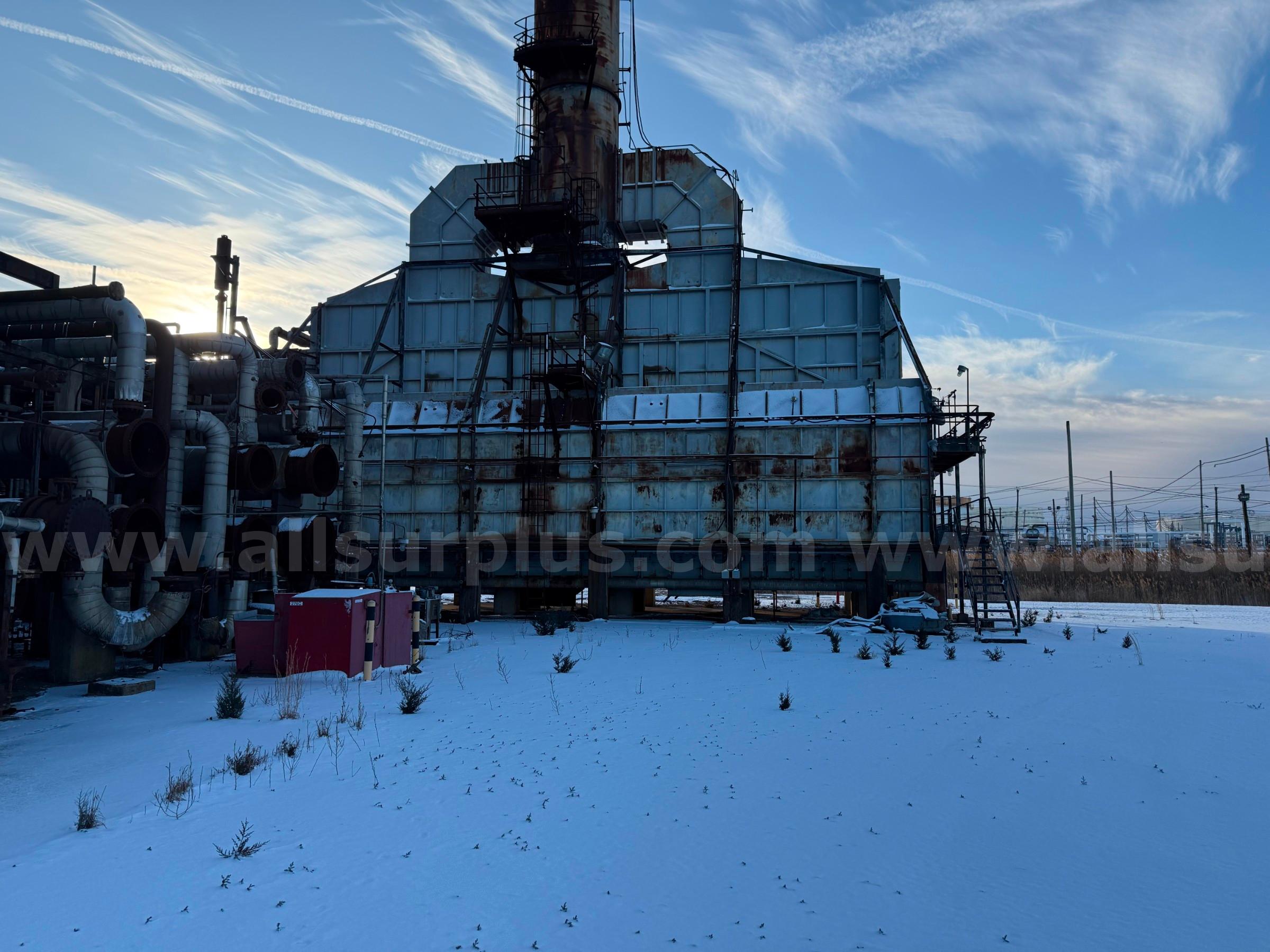 Crude/Vacuum Unit, 80000bpd, w/ Desalter Vessel, 38000bpd w/ NaOH Scrubber System   Government Surplus Auction - Photo #5