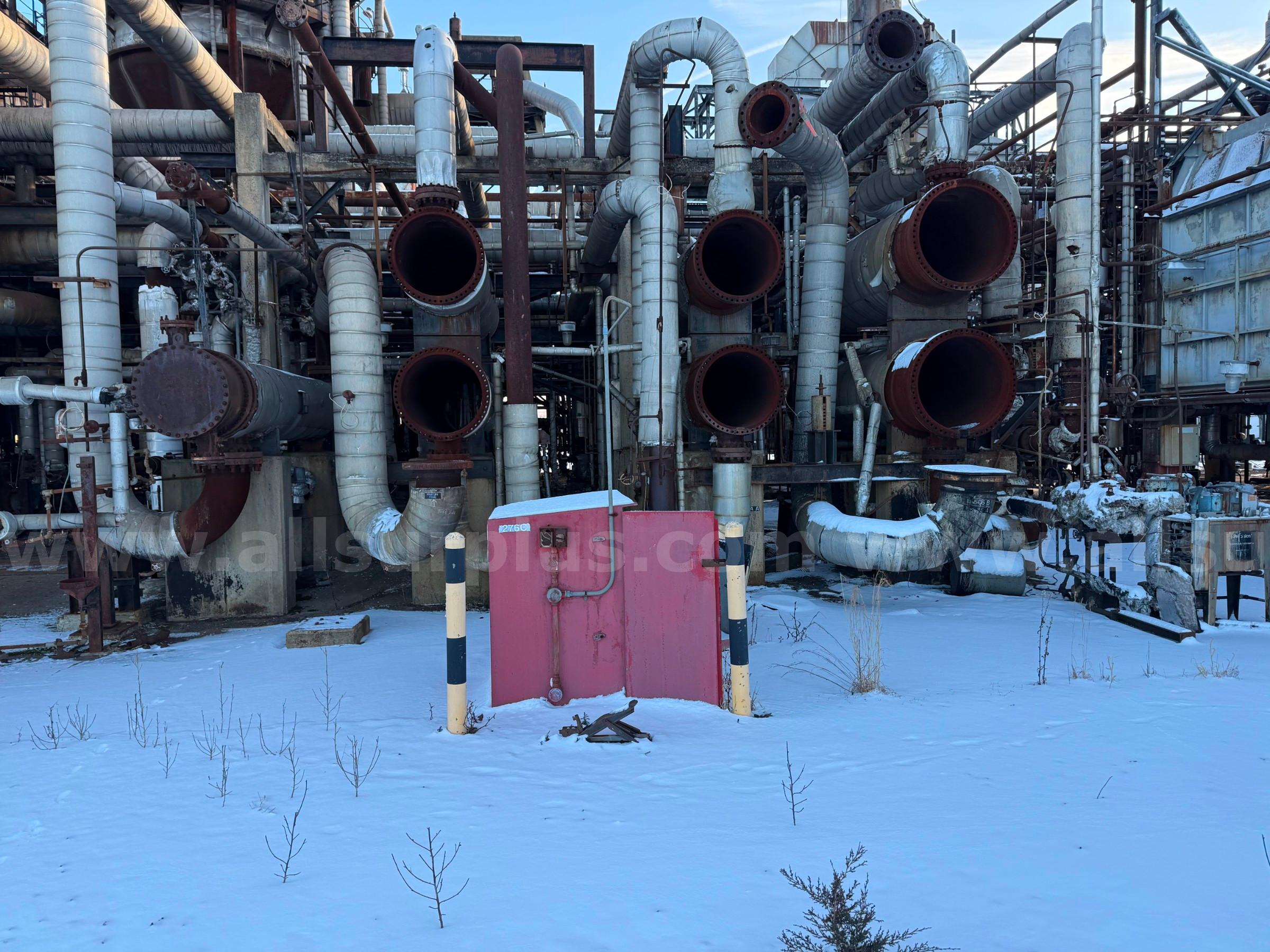 Crude/Vacuum Unit, 80000bpd, w/ Desalter Vessel, 38000bpd w/ NaOH Scrubber System   Government Surplus Auction - Photo #8