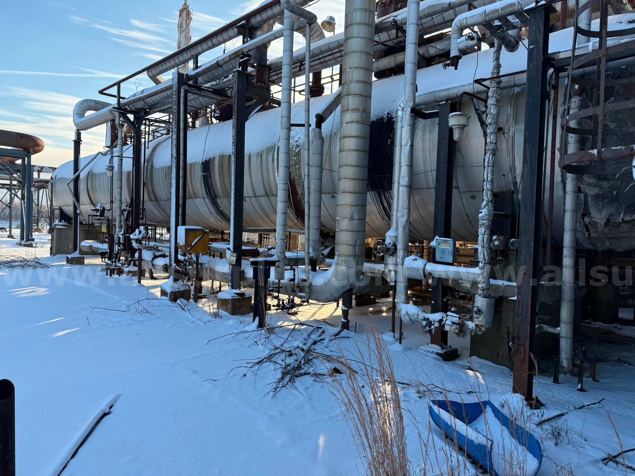 Crude/Vacuum Unit, 80000bpd, w/ Desalter Vessel, 38000bpd w/ NaOH Scrubber System   Government Surplus Auction - Photo #9