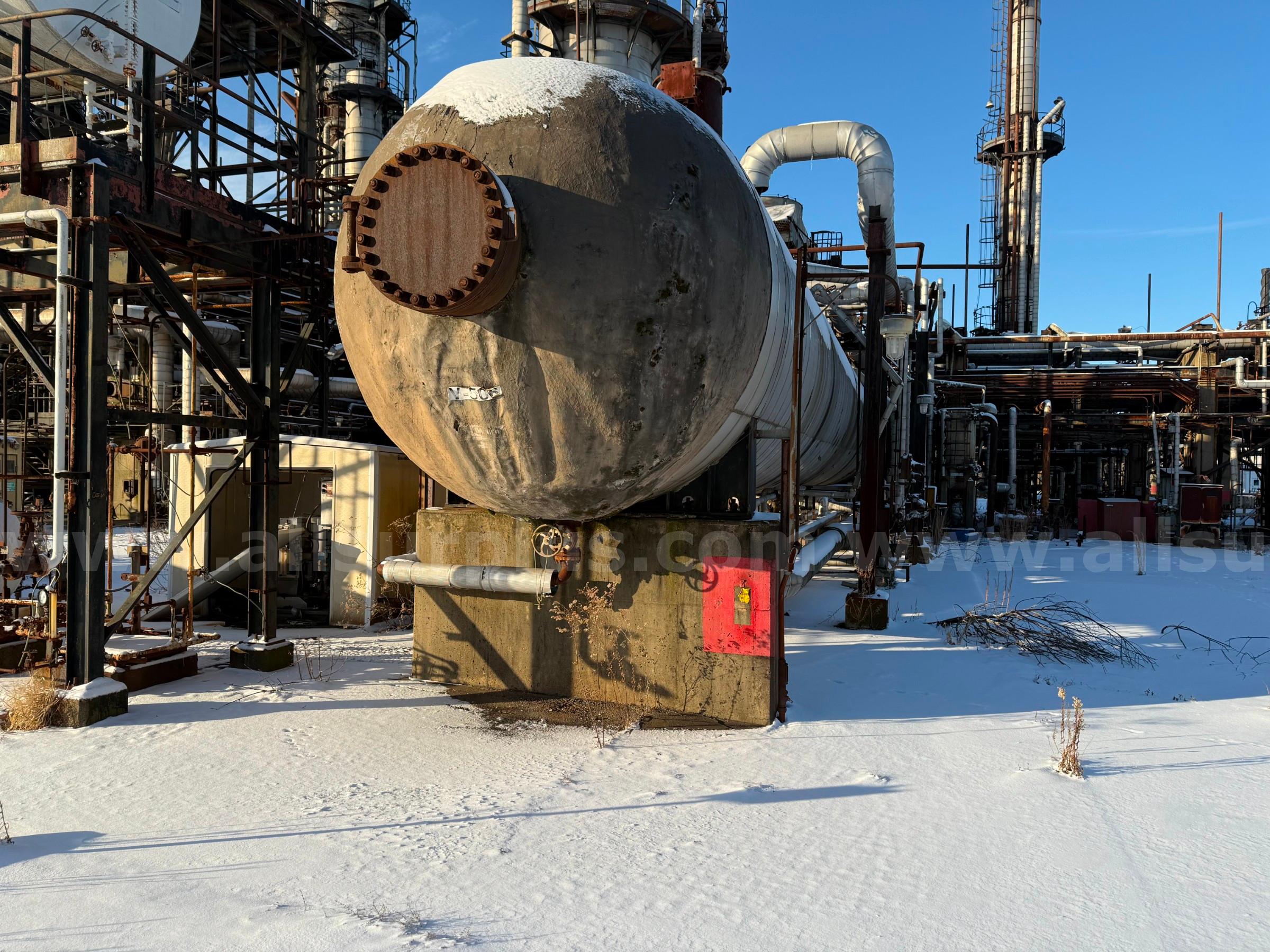 Crude/Vacuum Unit, 80000bpd, w/ Desalter Vessel, 38000bpd w/ NaOH Scrubber System   Government Surplus Auction - Photo #12