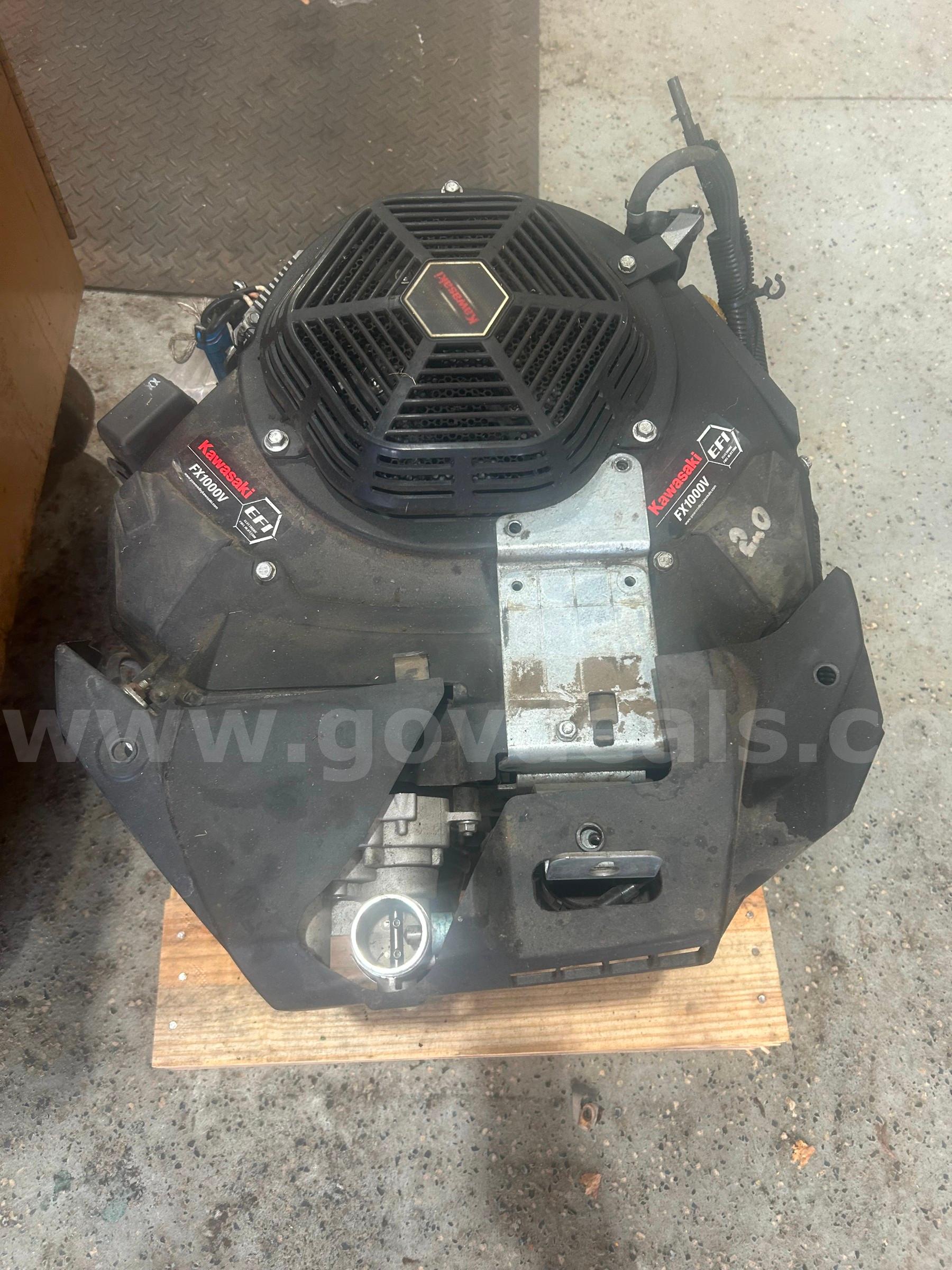 KAWASAKI FX1000 EFI VERTICAL SHAFT TWIN CYLINDER ENGINE KAWASAKI FX1000 Government Surplus Auction - Photo #6