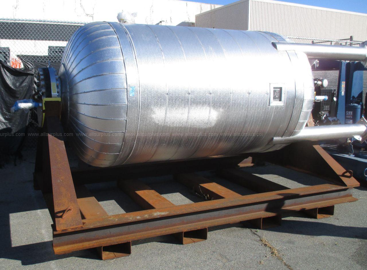 Stainless Process Systems Fuel Run Tank, 1700-Gallon Stainless Process Systems 1700 Government Surplus Auction - Primary Photo