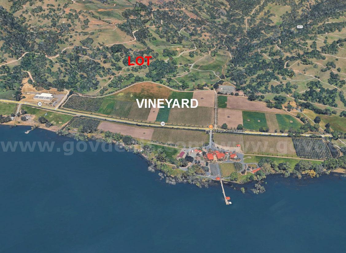 Clearlake, California - Panoramic, Lake View Lot Overlooking Vineyard!   Government Surplus Auction - Photo #5