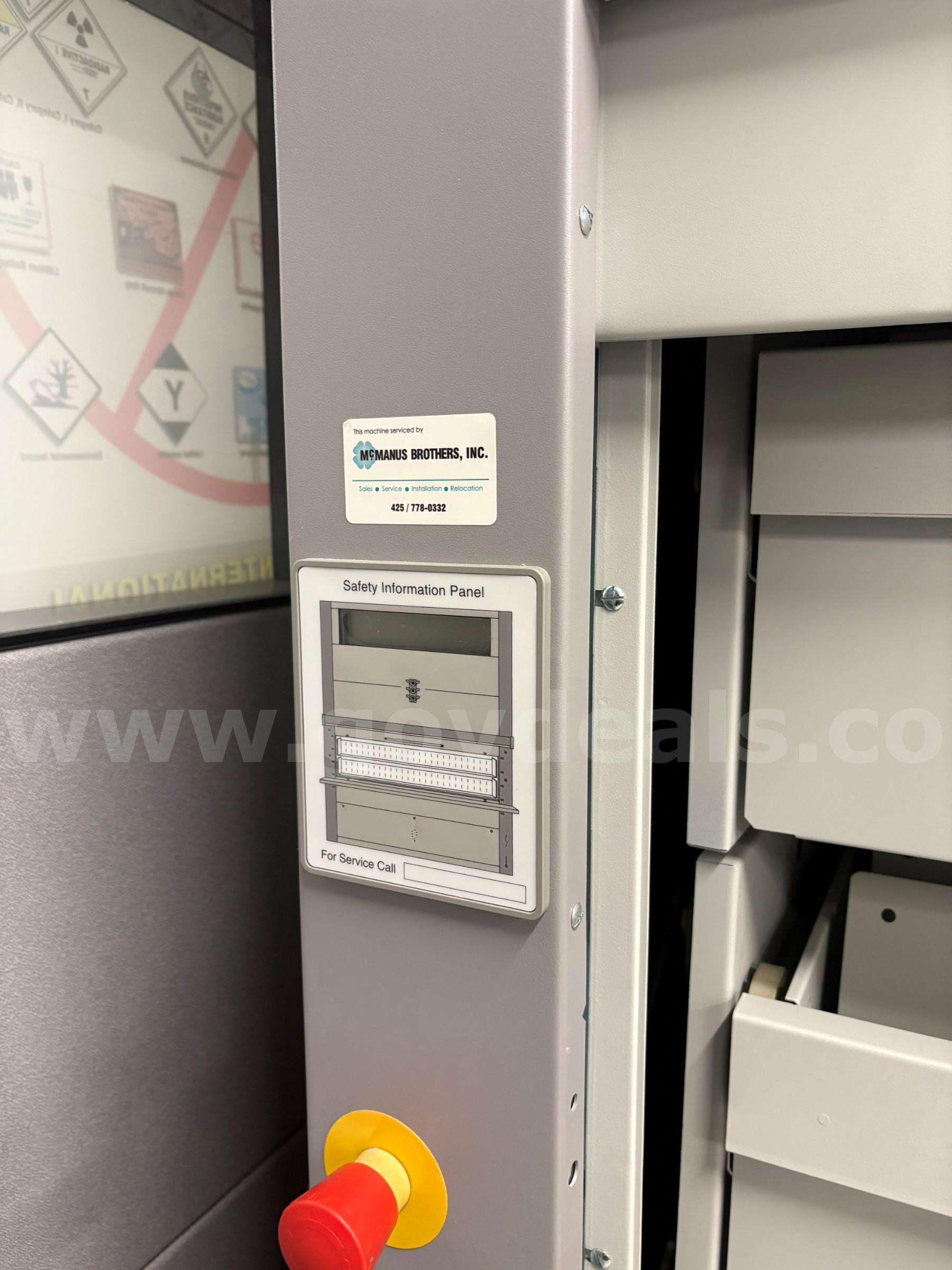Kardex Remstar Lektriever Automated Vertical Carousel Filing System (Model SYS-120-1811-US) (CP# 1141893) Lektriever 120 Government Surplus Auction - Photo #3
