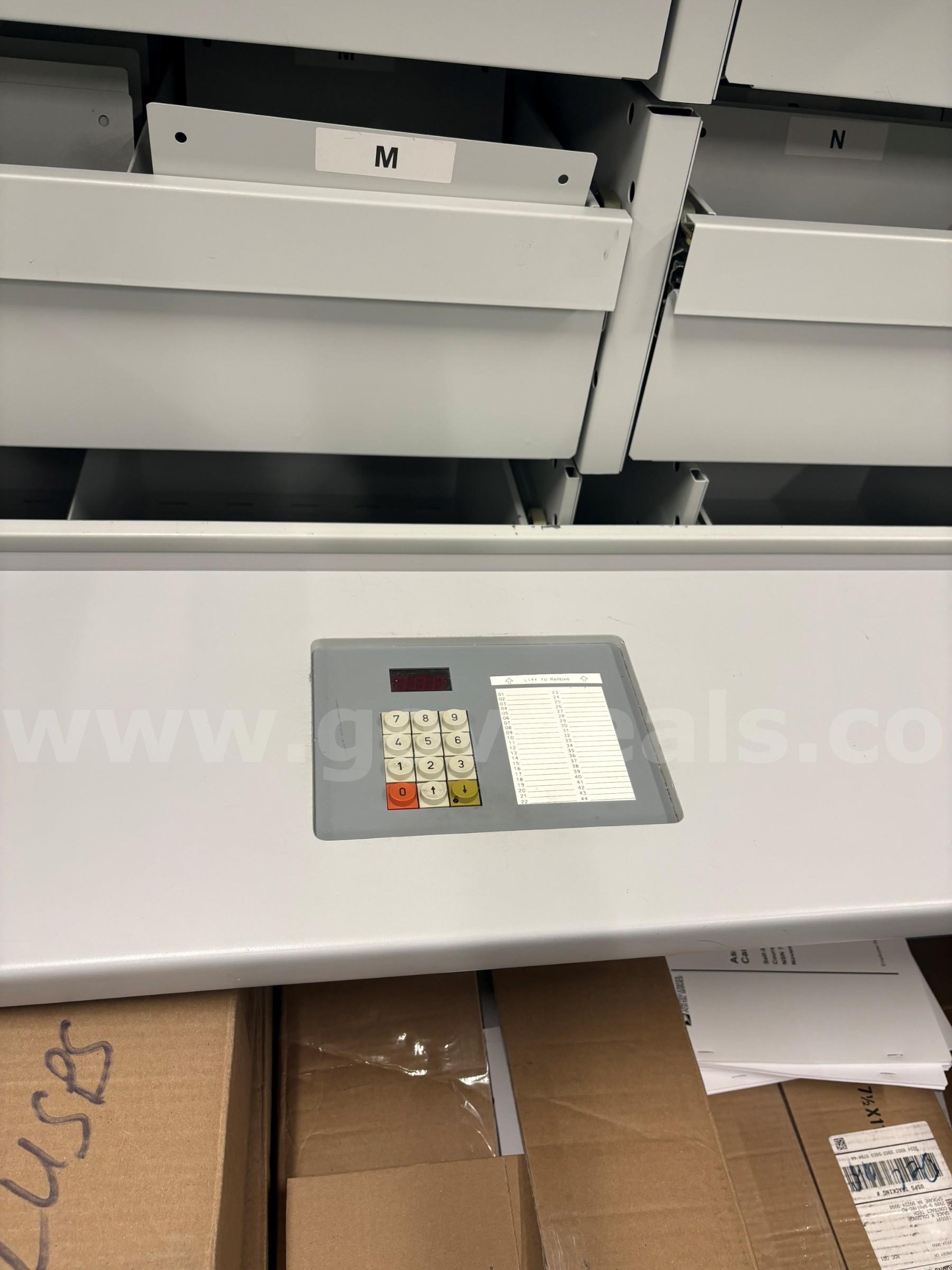 Kardex Remstar Lektriever Automated Vertical Carousel Filing System (Model SYS-120-1811-US) (CP# 1141893) Lektriever 120 Government Surplus Auction - Photo #4