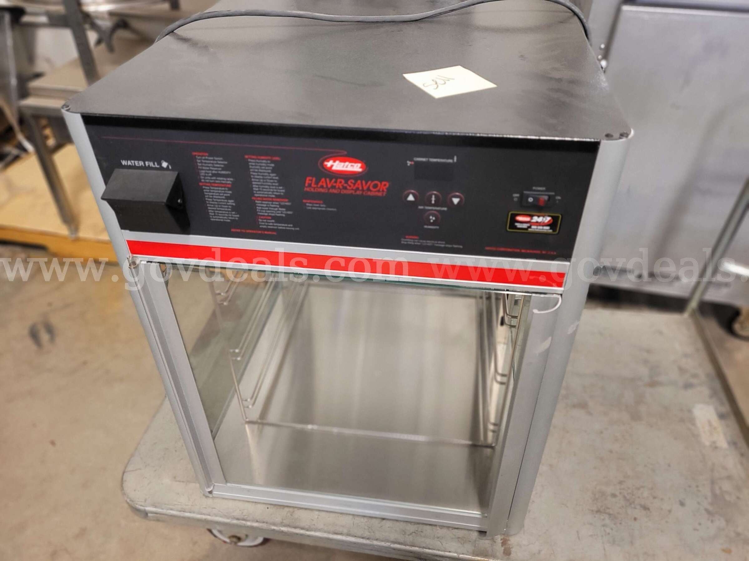 Hatco Flav-R-Savor Heated Holding & Display Cabinet Hatco Flav-R-Savor Government Surplus Auction - Photo #2