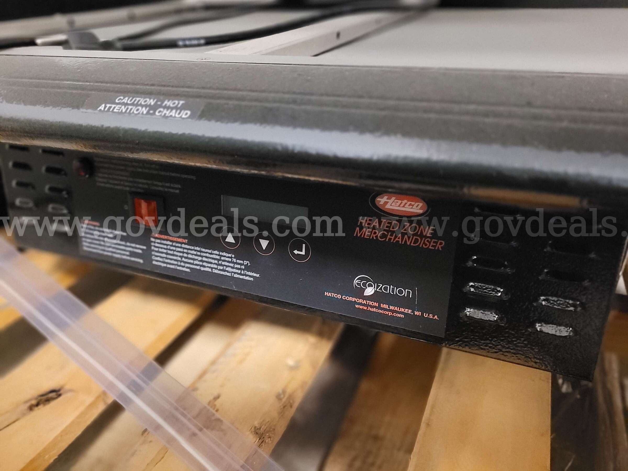 Hatco Heated Zone Merchandiser Food Warming Display Shelf Hatco  Government Surplus Auction - Photo #2