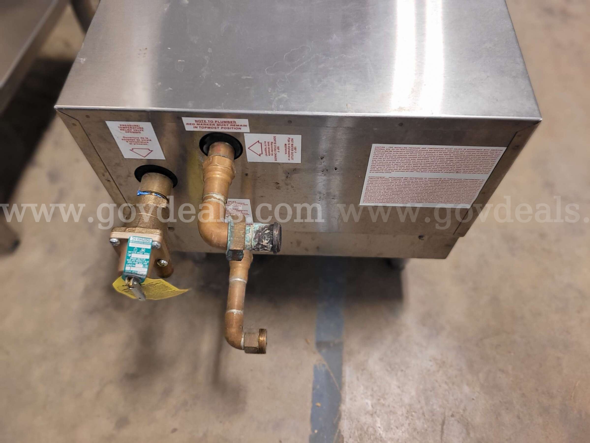 Hatco Compact Series Commercial Booster Water Heater – Model C-24 Hatco C-24 Government Surplus Auction - Photo #3
