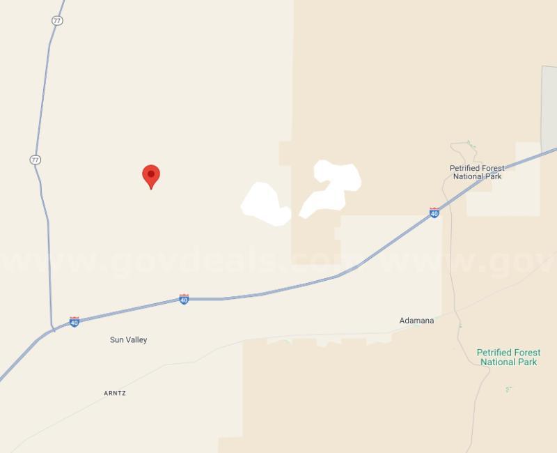 Rustic 1.26 Acre Arizona Rancheros Subdivision Lot Near Holbrook   Government Surplus Auction - Photo #3