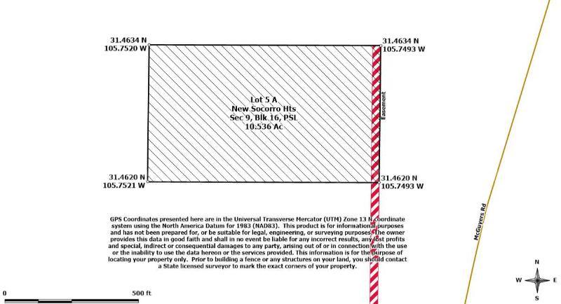 PRICE DROP on Gorgeous 10.5-Acre Parcel Near El Paso with McGuyers Rd Access, 5A   Government Surplus Auction - Photo #2