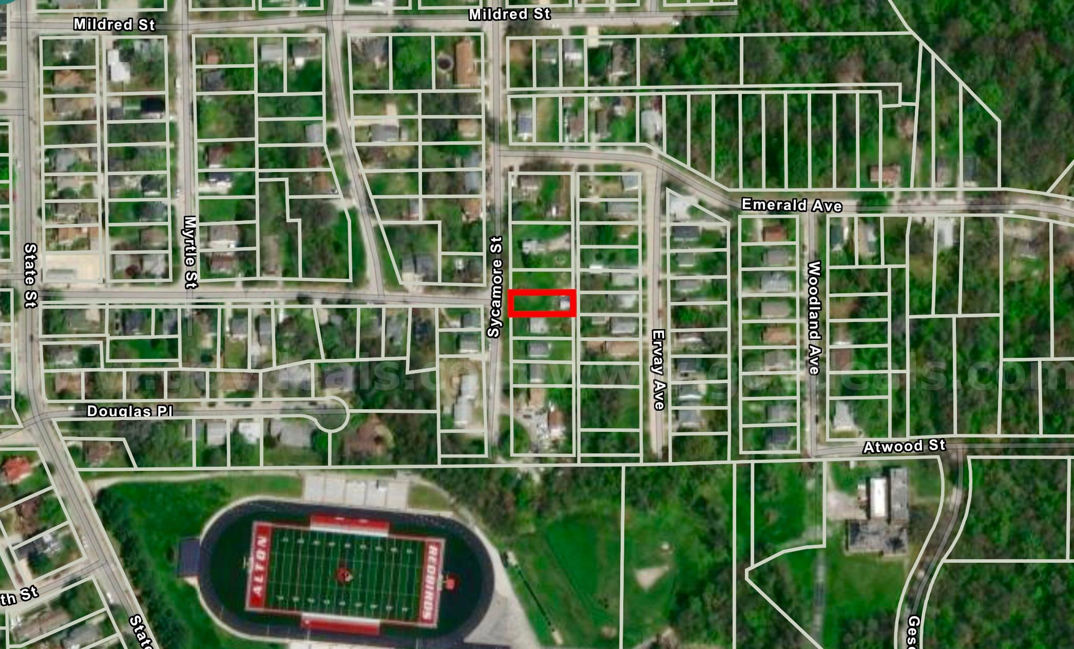 (No Reserve) 42 X 120 Sq ft. Residential CITY-LOT in Alton, IL (Next to School and Golf Course)  120 Government Surplus Auction - Photo #3